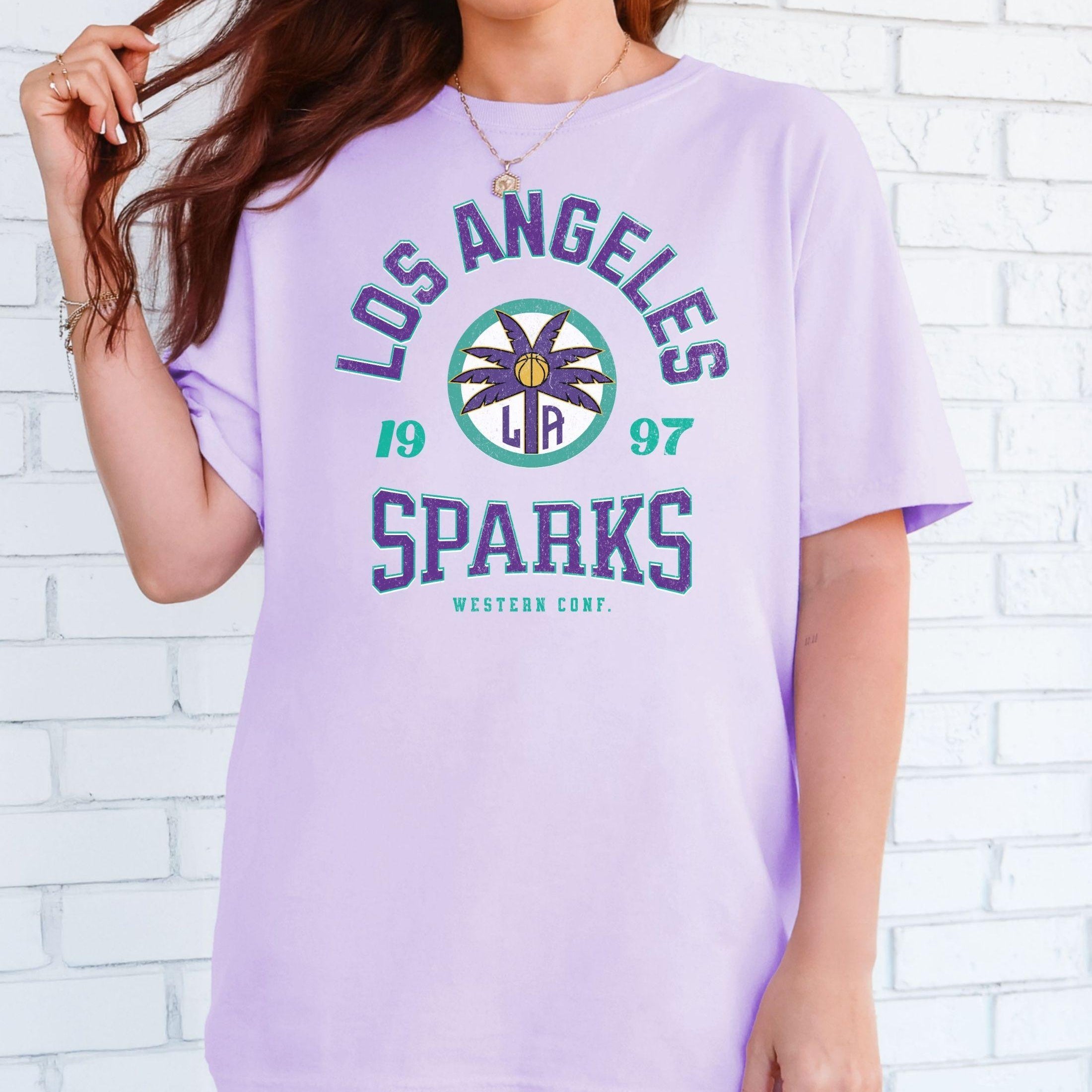 Los Angeles Sparks Throwback Hoops T-Shirt