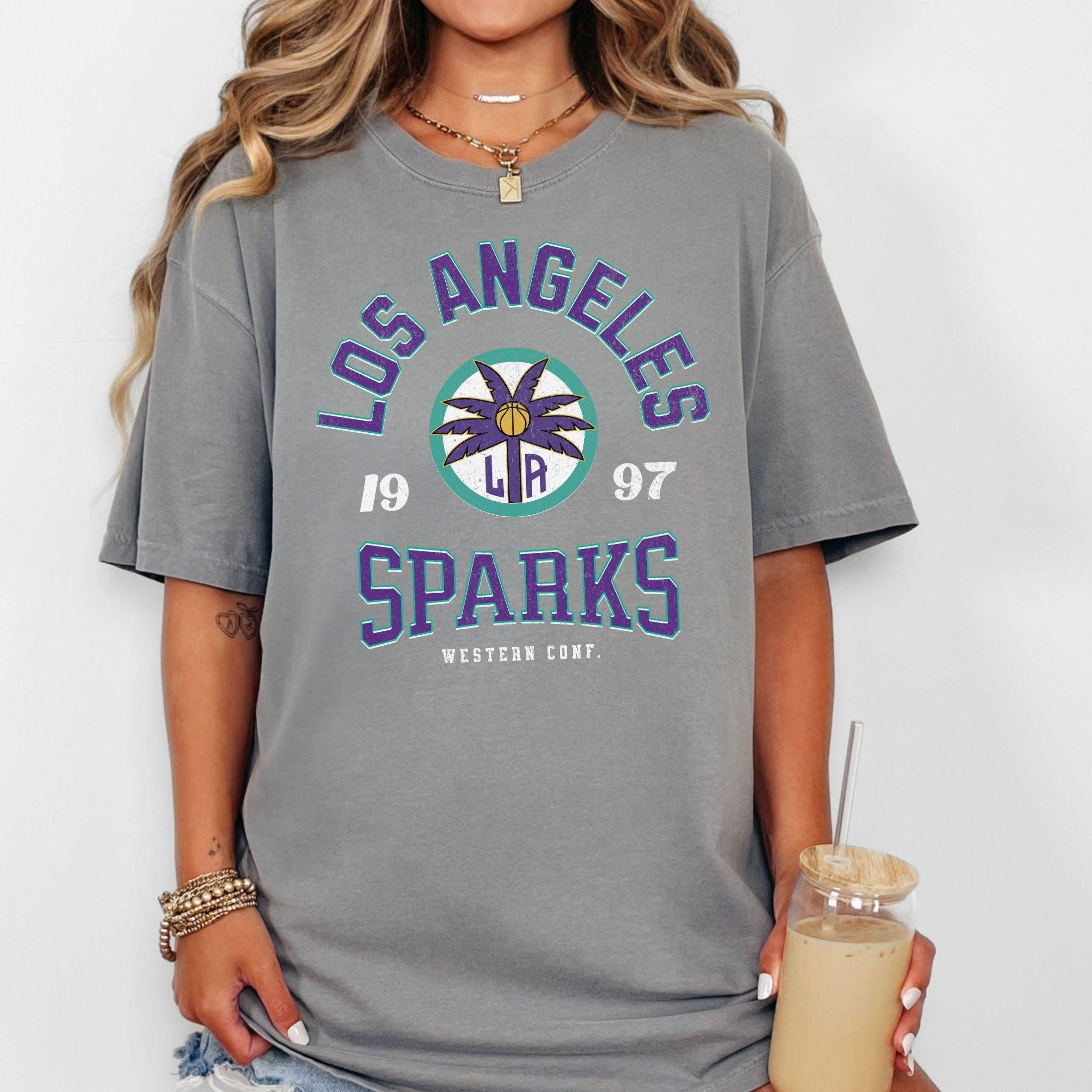 Los Angeles Sparks Throwback Hoops T-Shirt