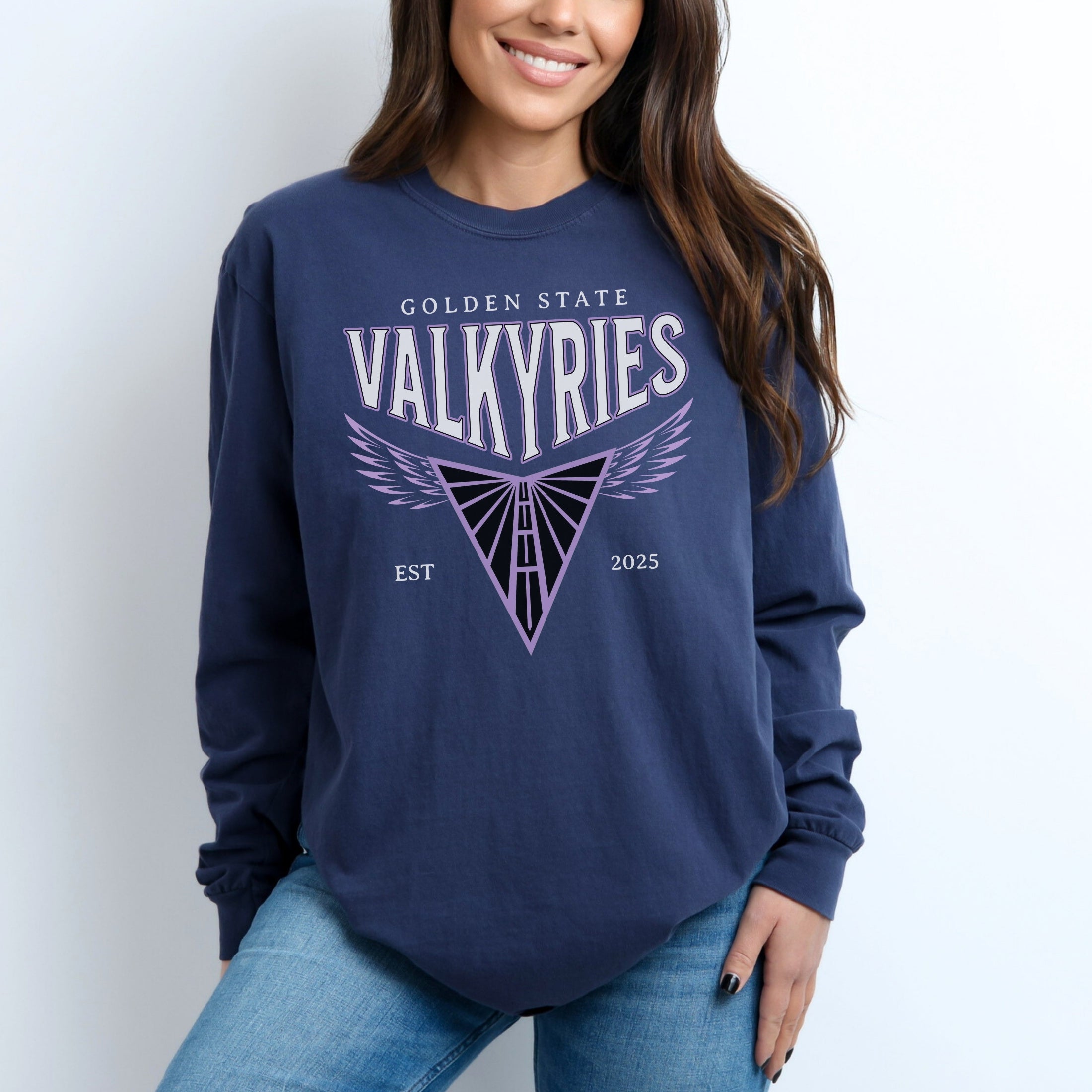 Valkyries Golden State Wings Long Sleeve T-Shirt
