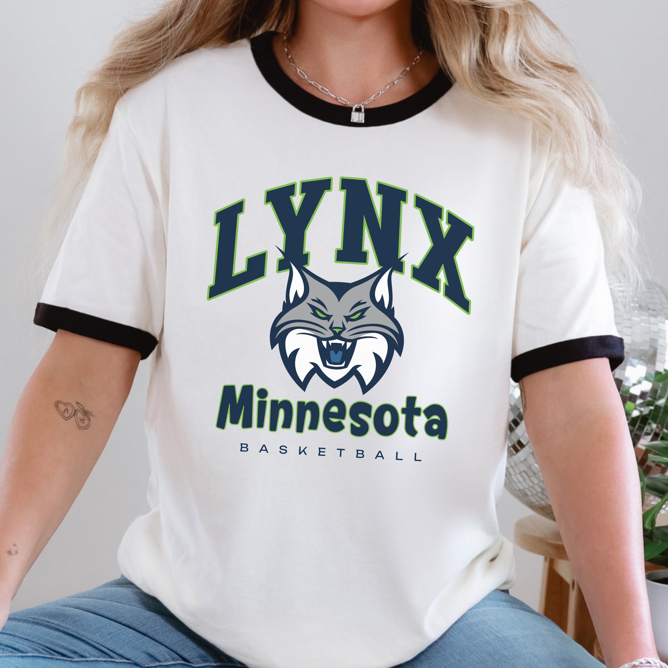 Minnesota Lynx Fierce Energy Vintage Ringer Tee