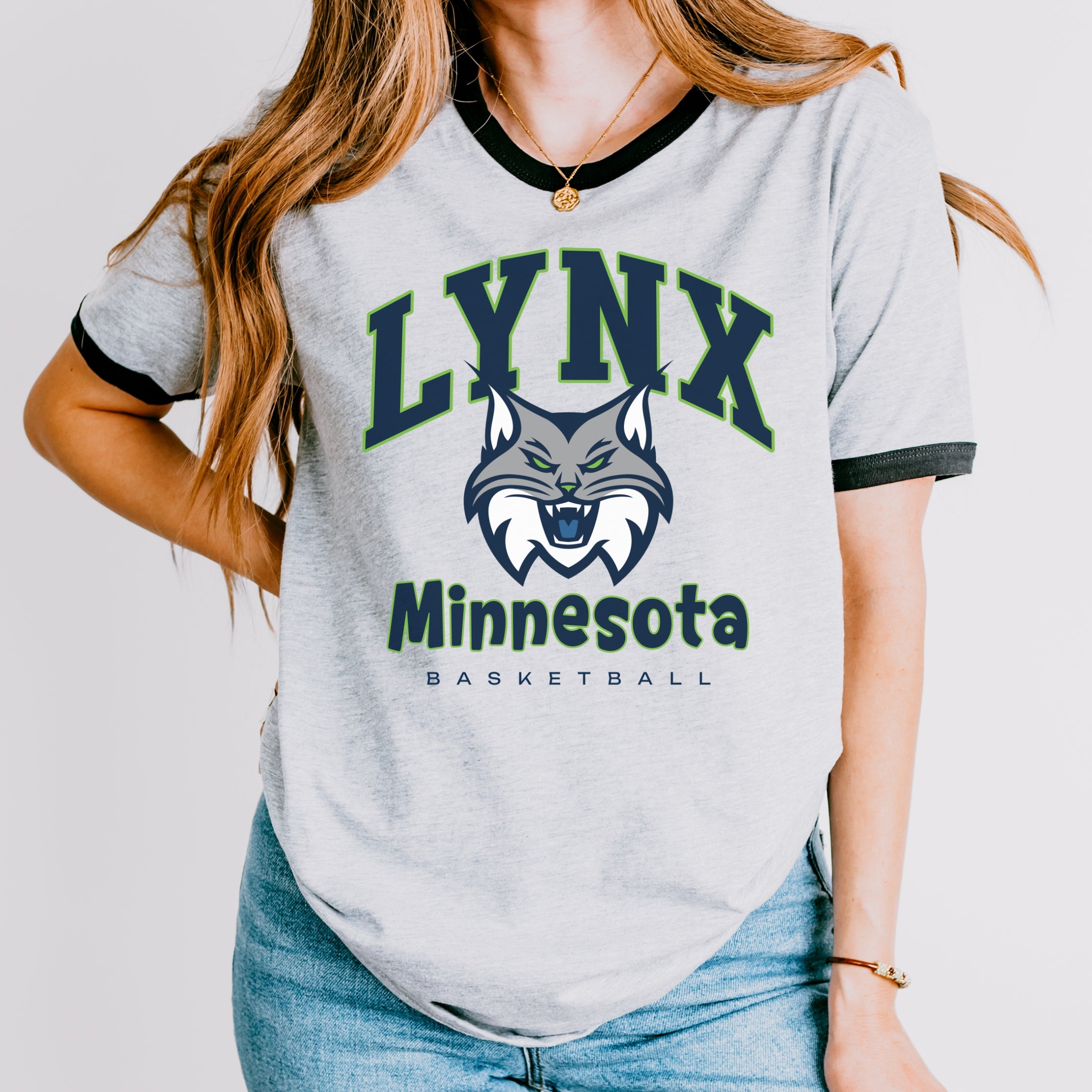 Minnesota Lynx Fierce Energy Vintage Ringer Tee