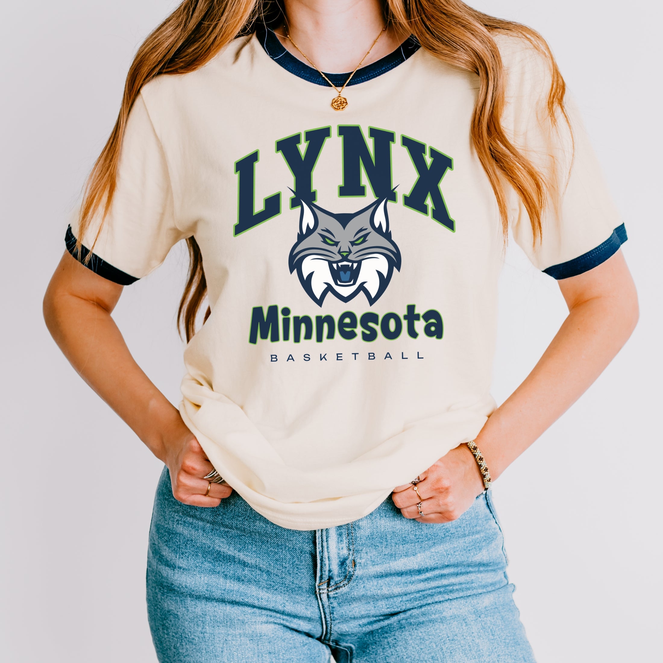 Minnesota Lynx Fierce Energy Vintage Ringer Tee