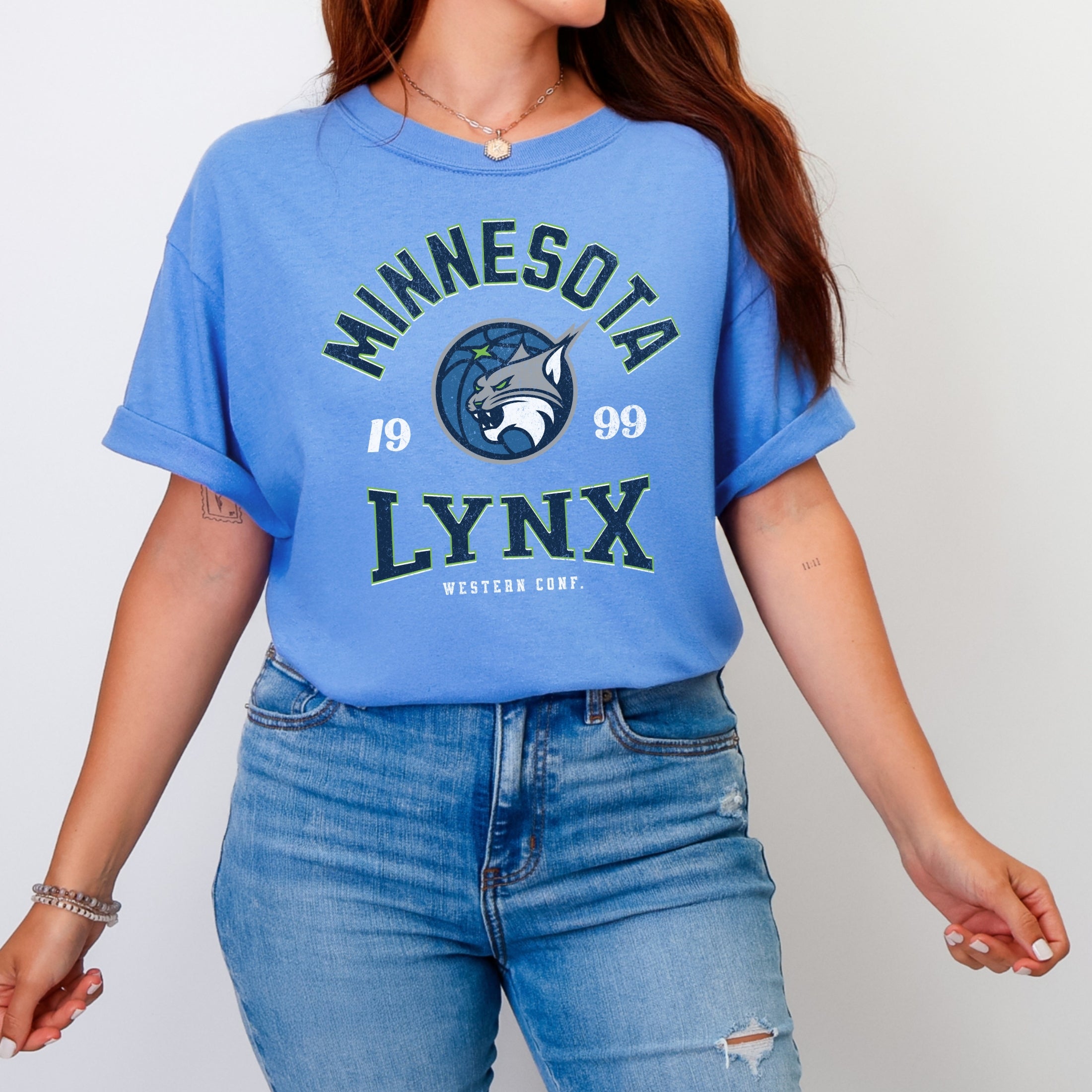 Minnesota Lynx Midnight Vintage Hoops T-Shirt