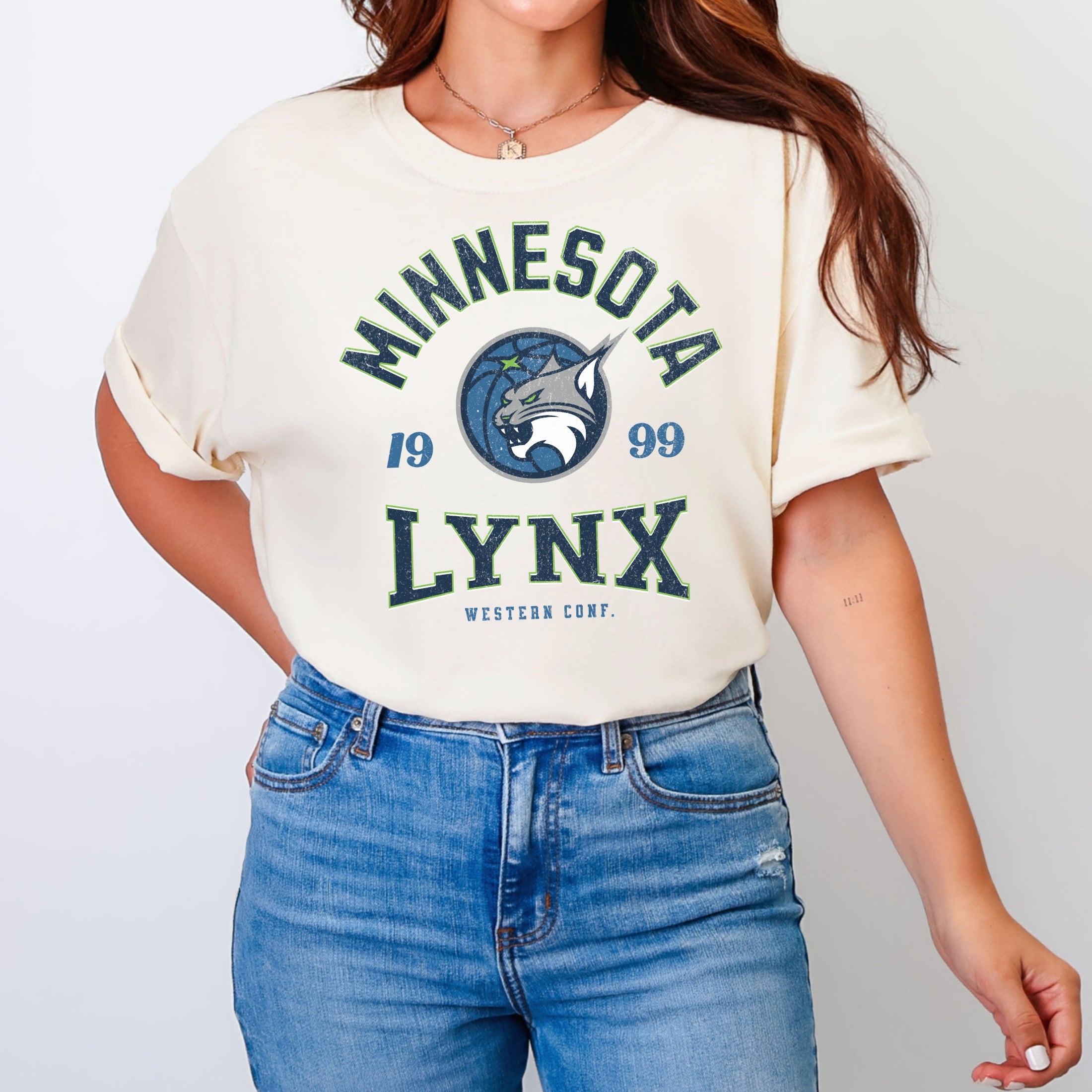 Minnesota Lynx Midnight Vintage Hoops T-Shirt