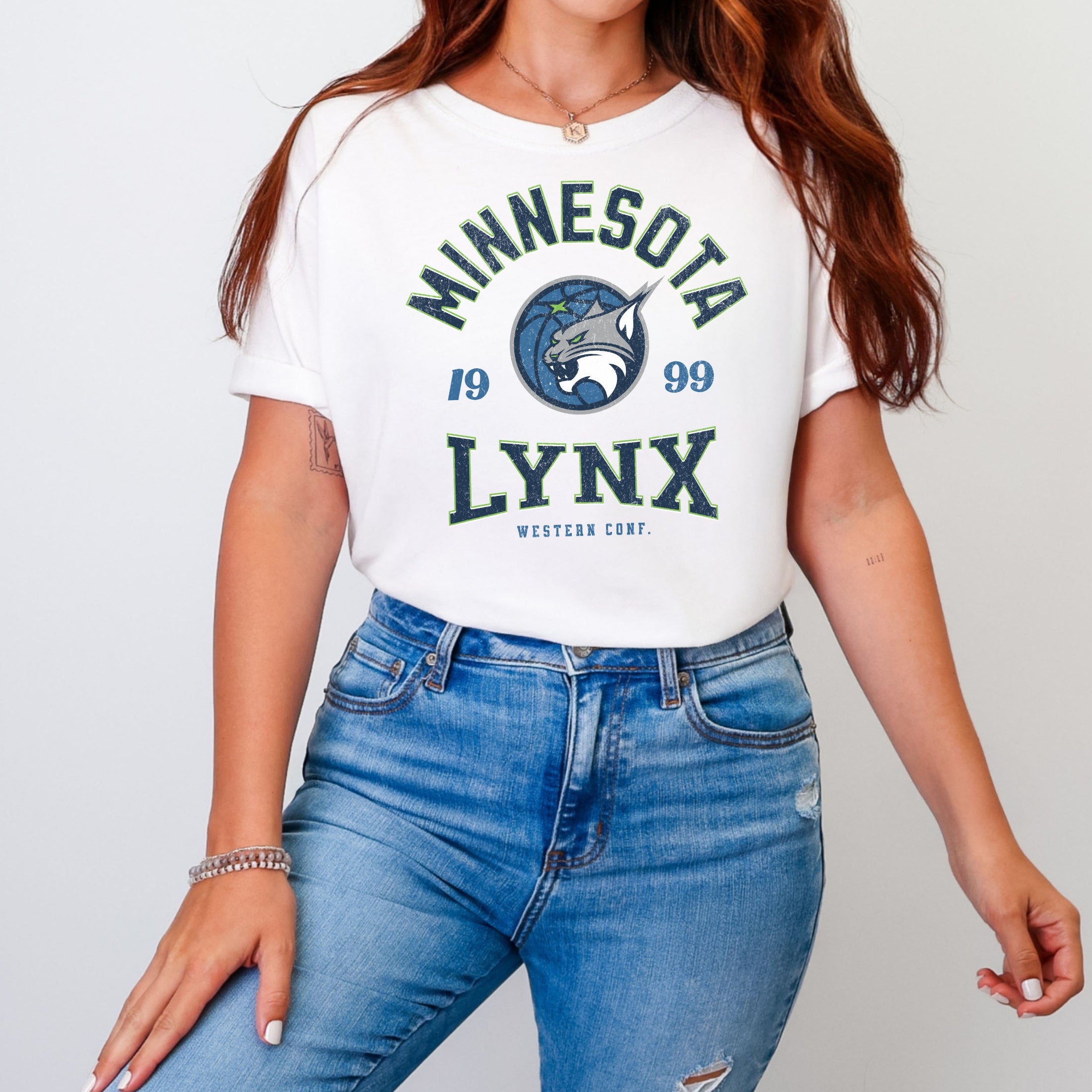Minnesota Lynx Midnight Vintage Hoops T-Shirt