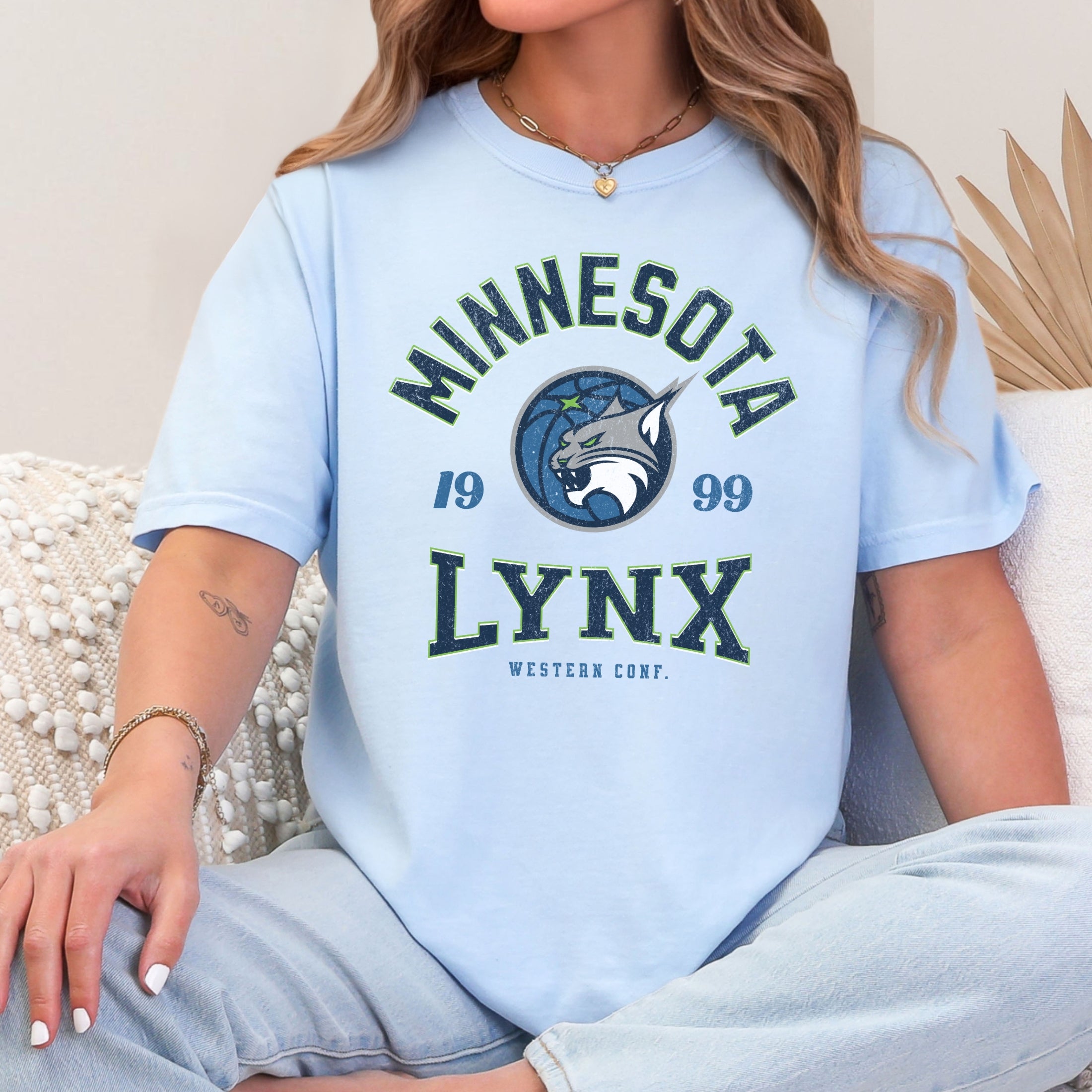Minnesota Lynx Midnight Vintage Hoops T-Shirt