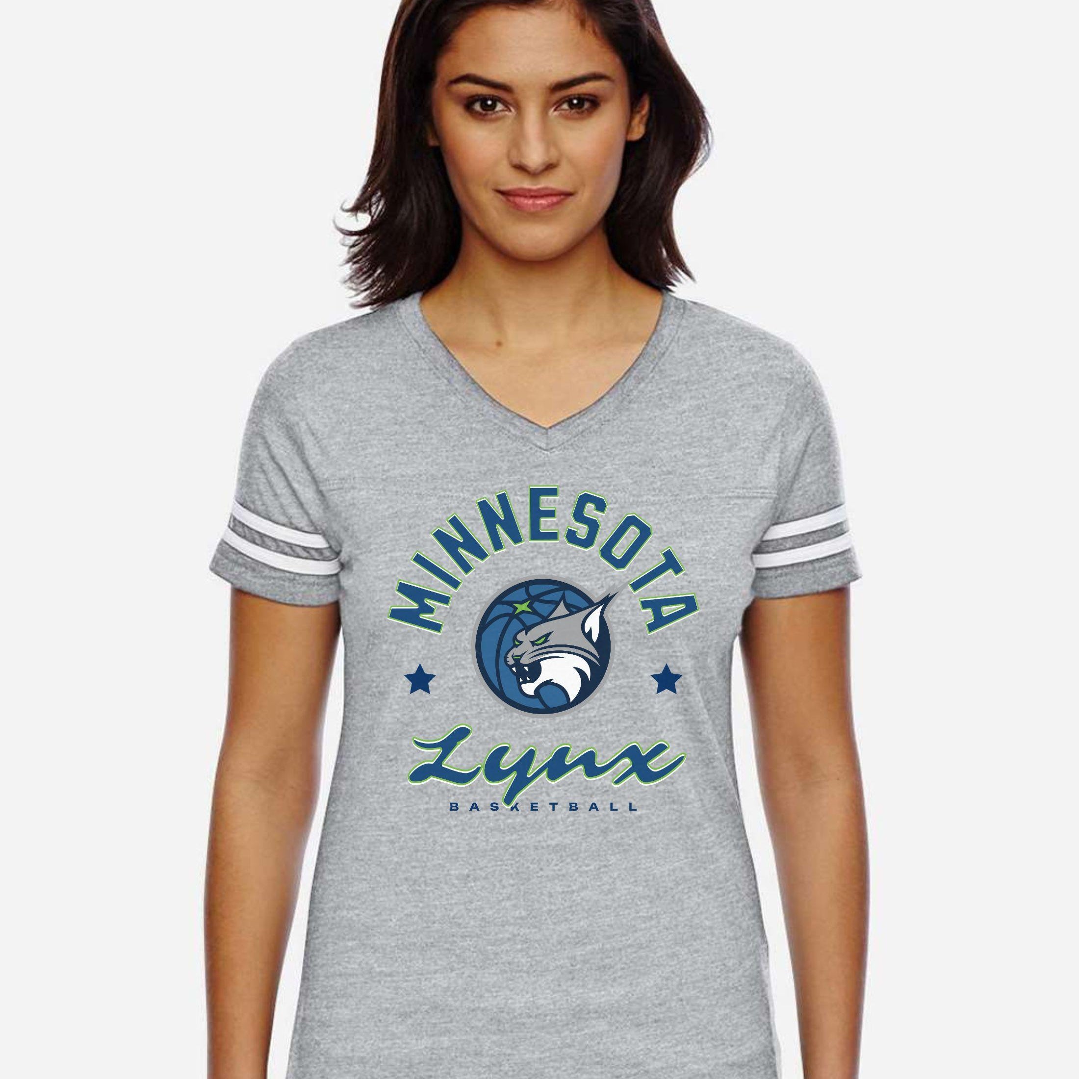 Minnesota Lynx Fearless Hustle Women's V-Neck Tee