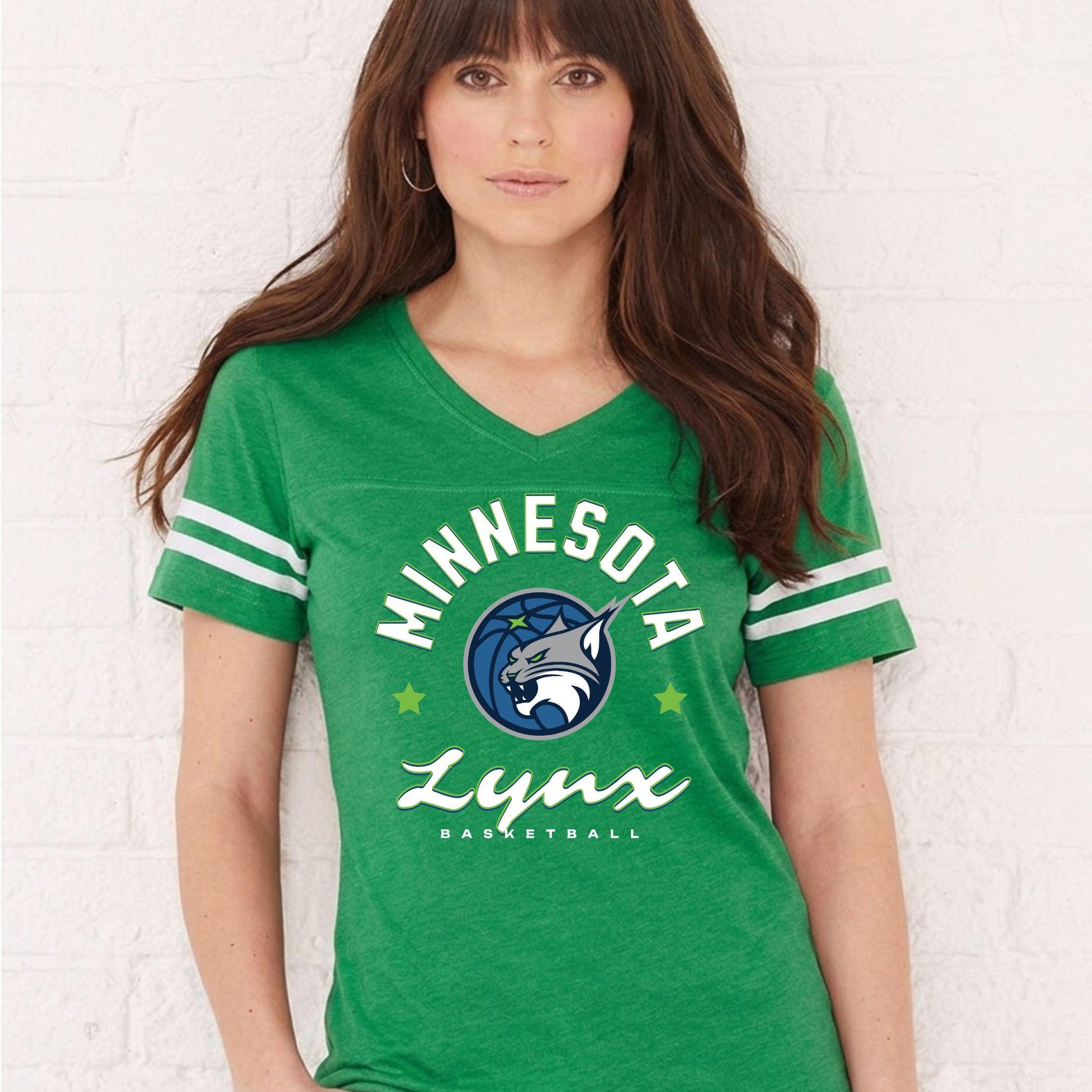 Minnesota Lynx Fearless Hustle Women's V-Neck Tee