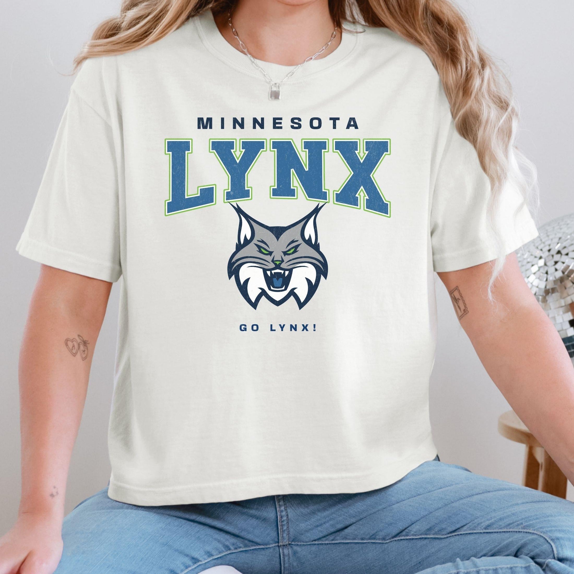 Minnesota Lynx Staredown Women's Boxy Crop Top