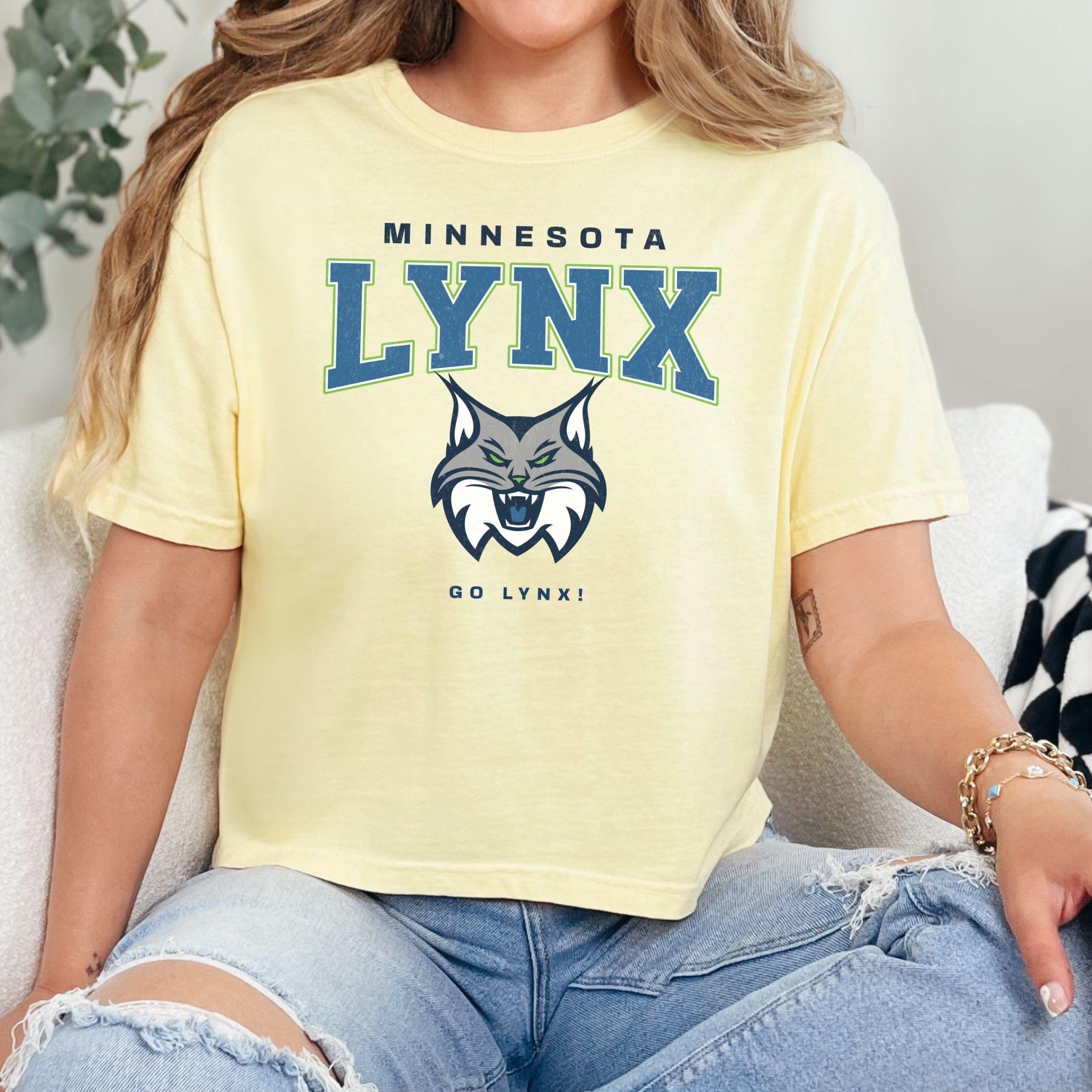 Minnesota Lynx Staredown Women's Boxy Crop Top