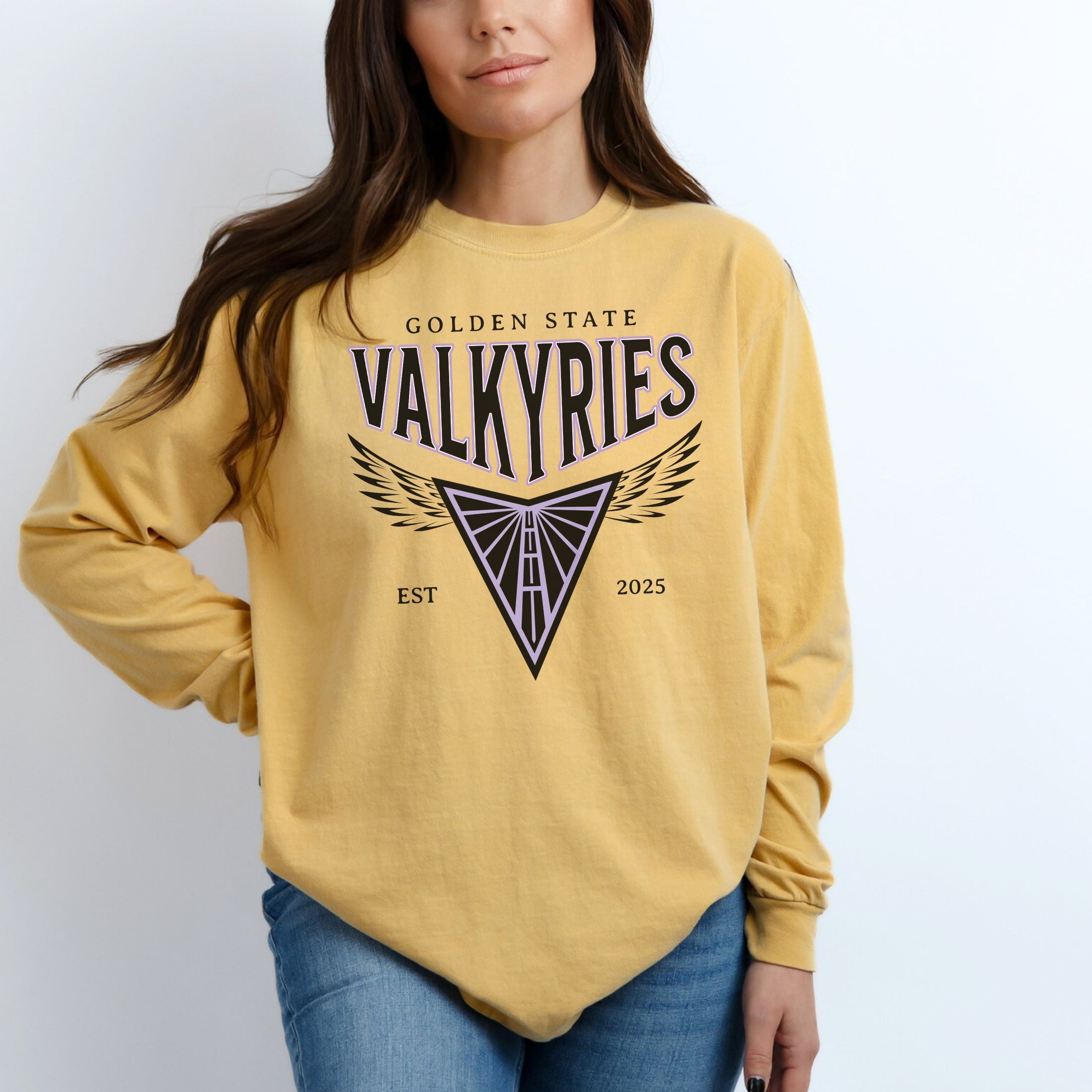 Valkyries Golden State Wings Long Sleeve T-Shirt