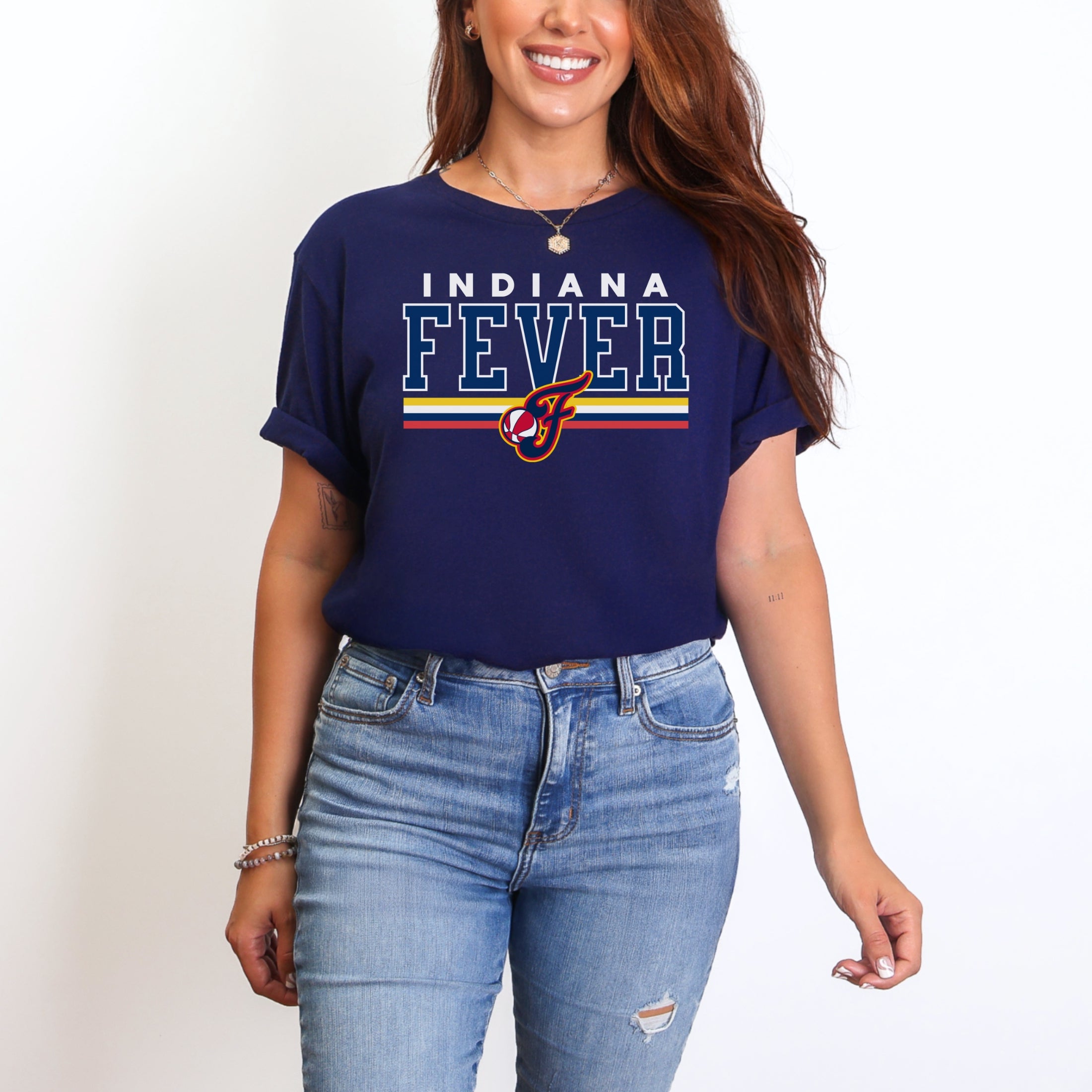 Indiana Fever Bold Stripes T-Shirt