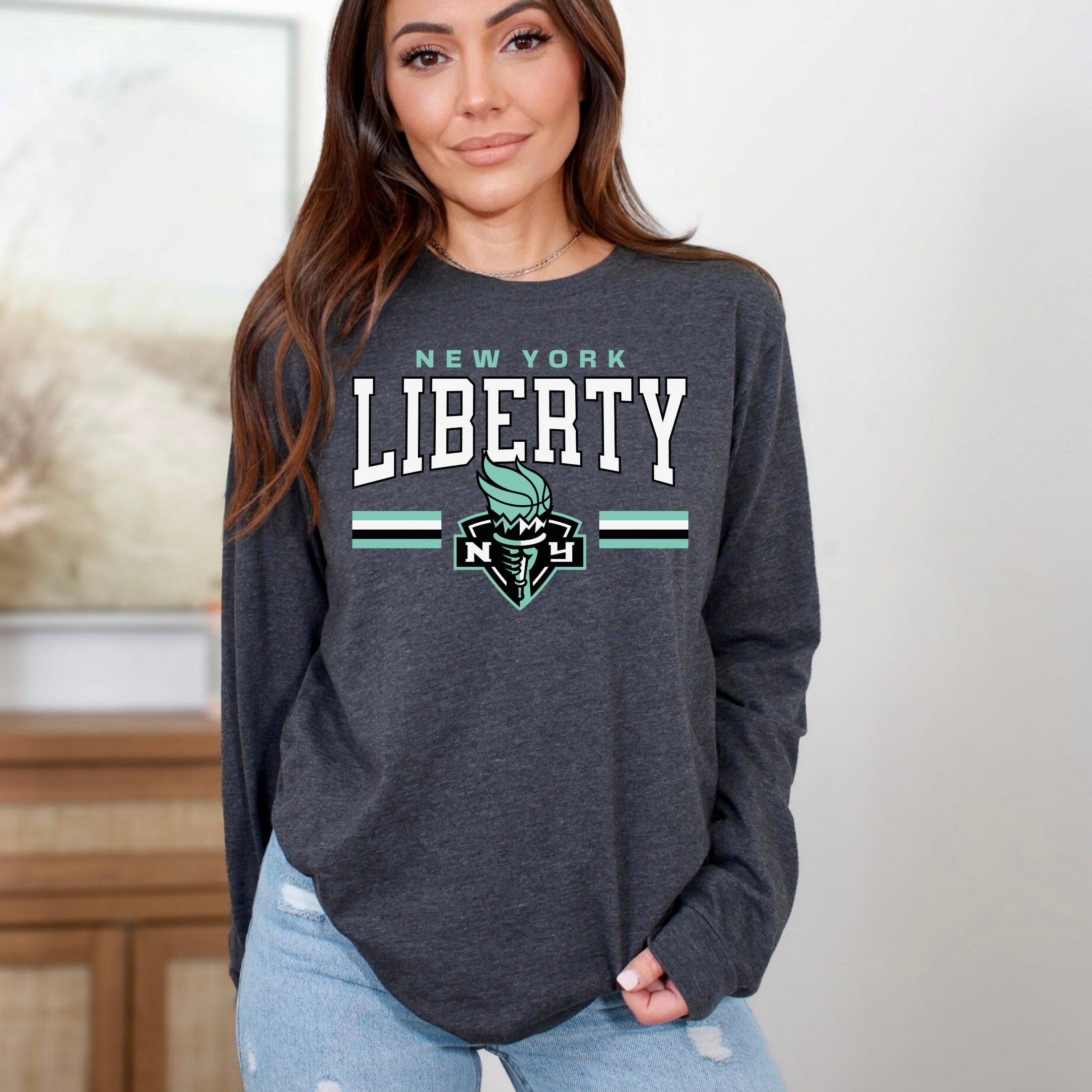 New York Liberty Fast Break Long Sleeve T-Shirt