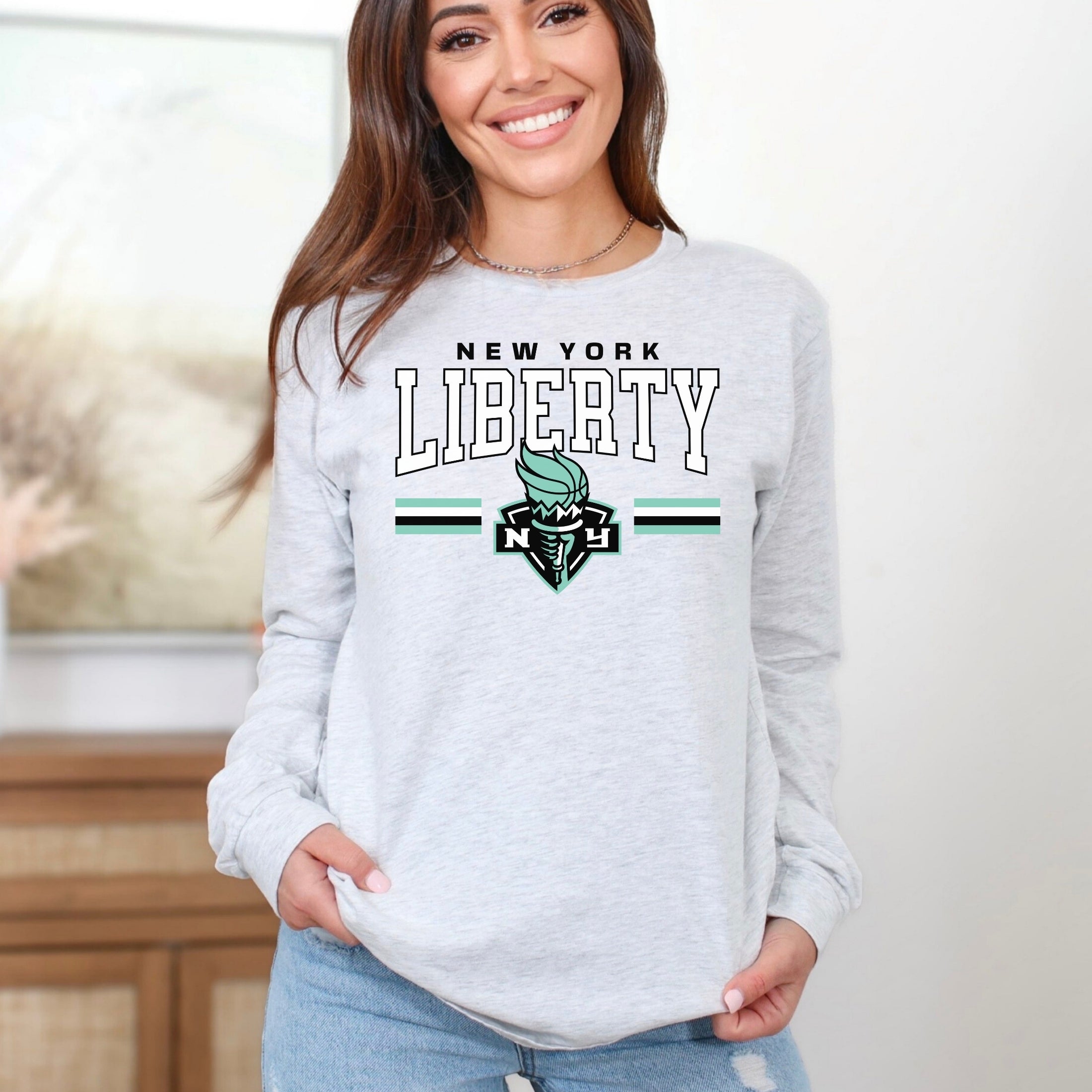 New York Liberty Fast Break Long Sleeve T-Shirt