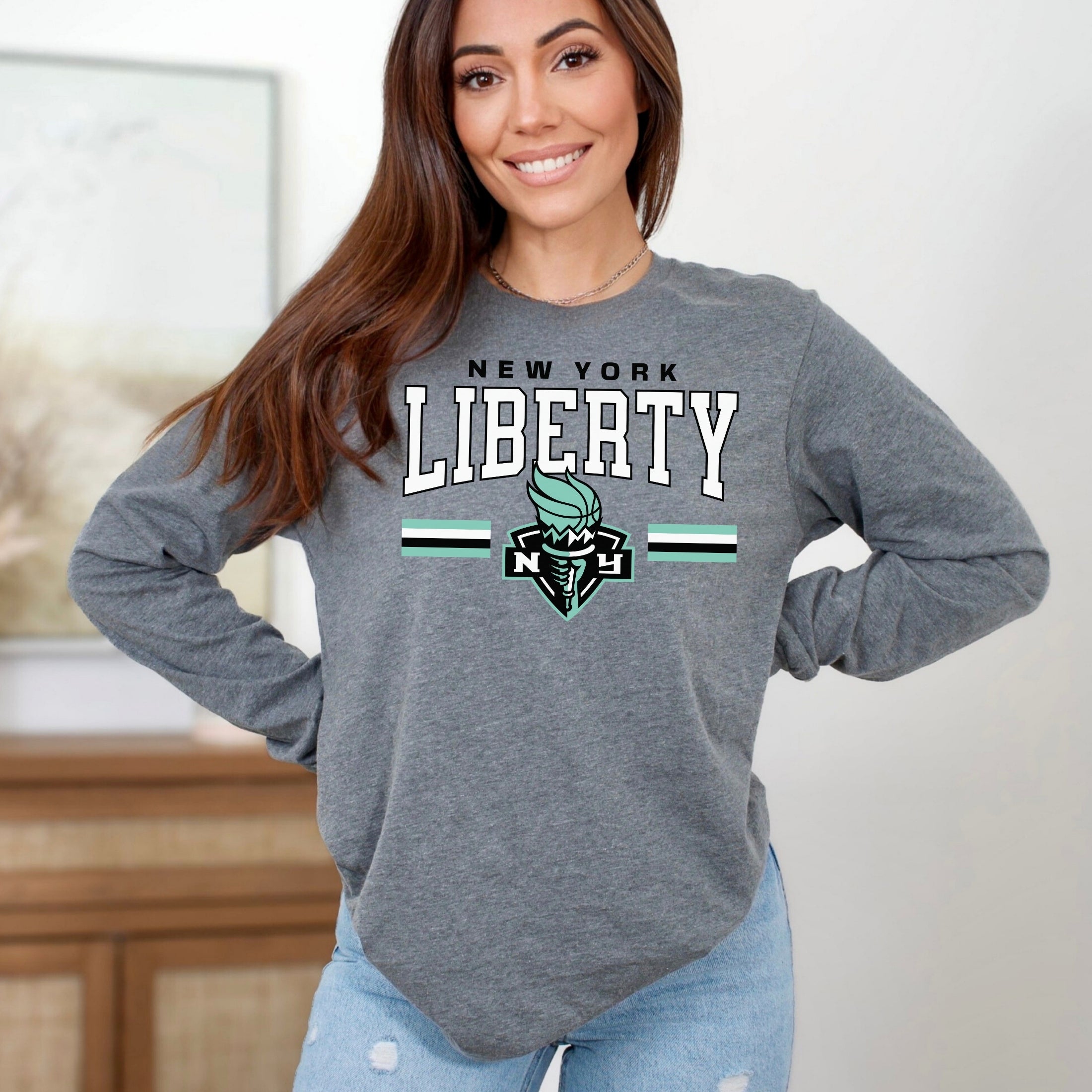New York Liberty Fast Break Long Sleeve T-Shirt