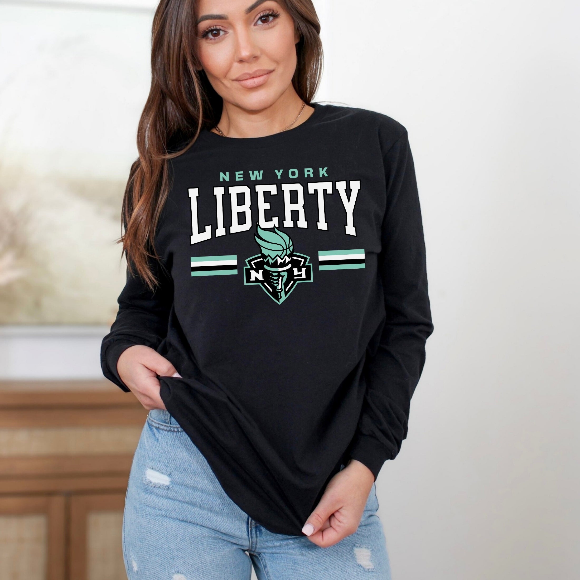 New York Liberty Fast Break Long Sleeve T-Shirt