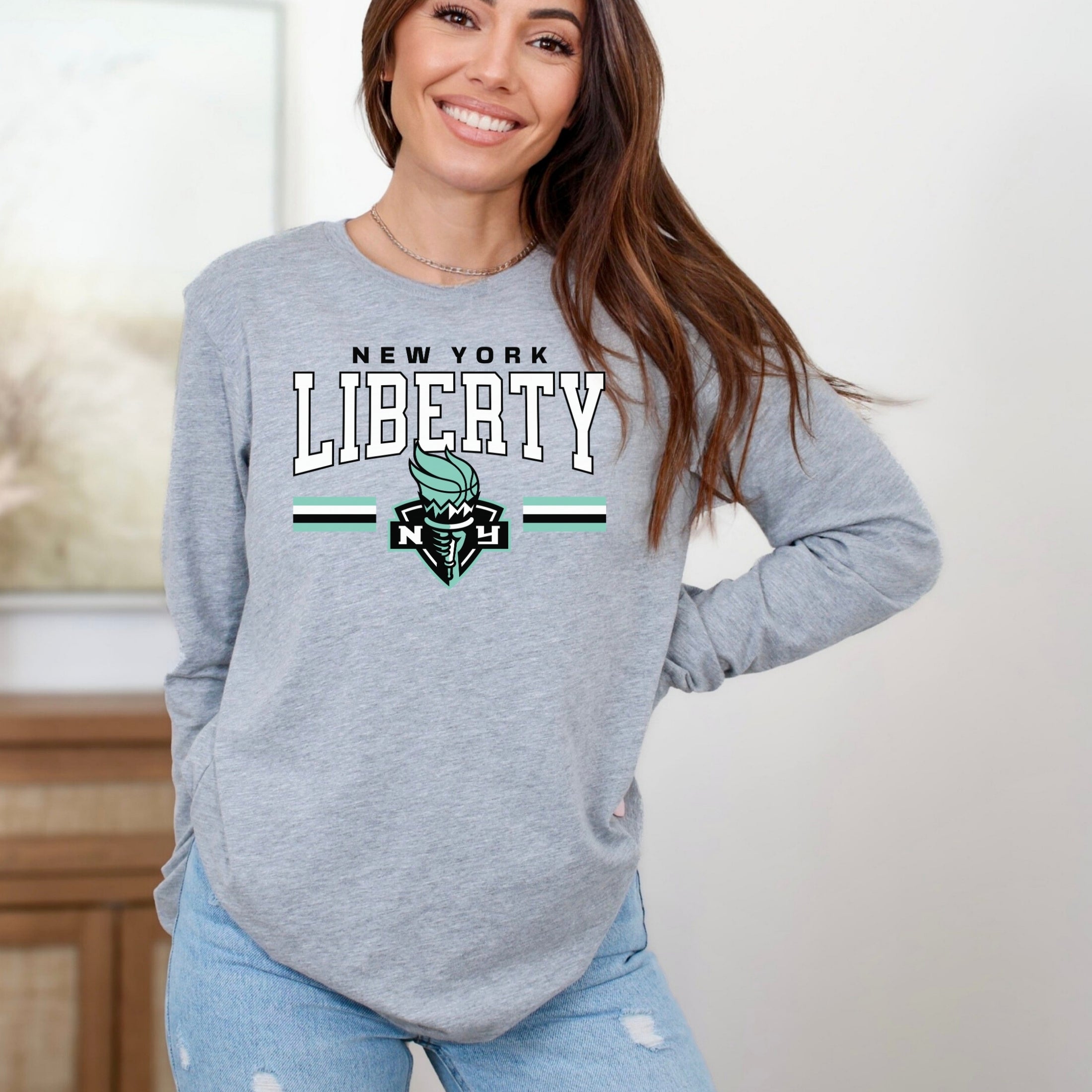 New York Liberty Fast Break Long Sleeve T-Shirt
