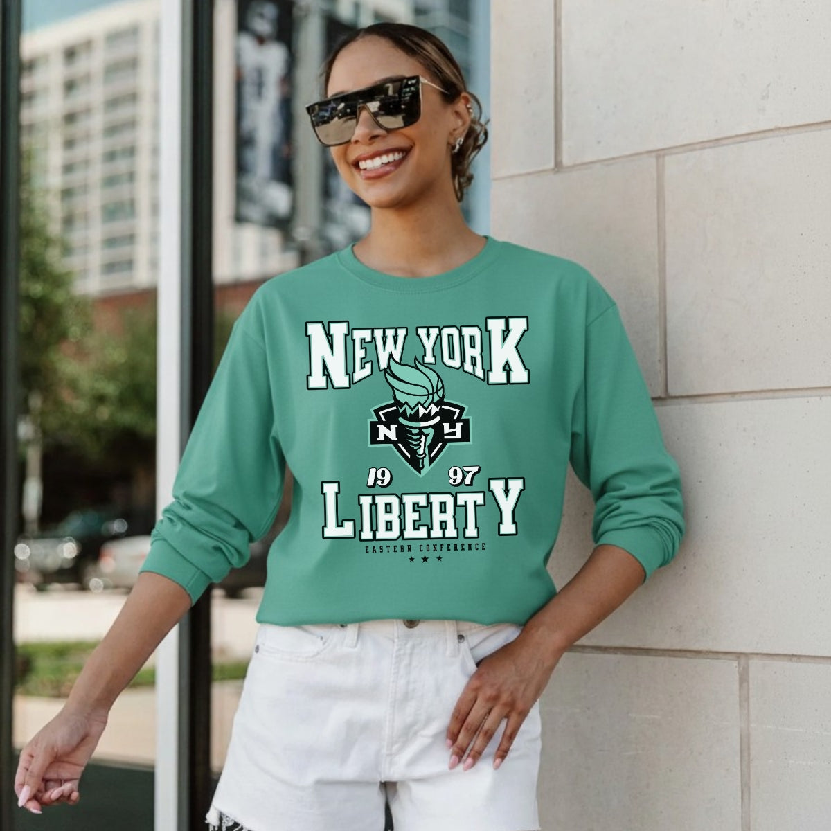 New York Liberty Inaugural Season Long Sleeve Tee