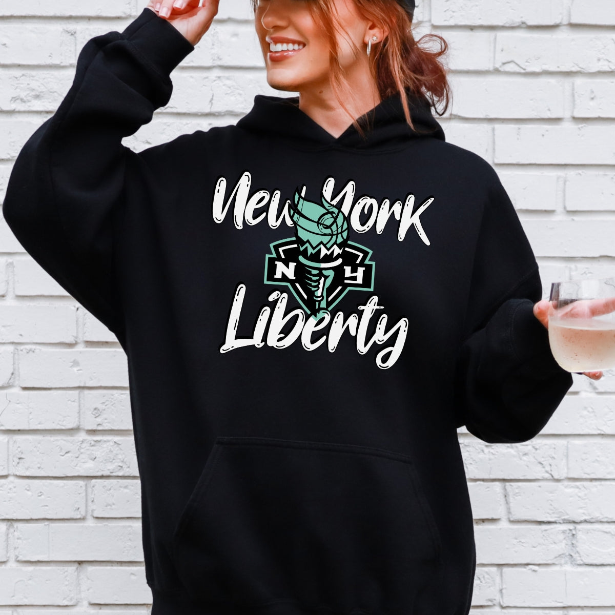 New York Liberty Perfect Swish Heavy Blend Hoodie