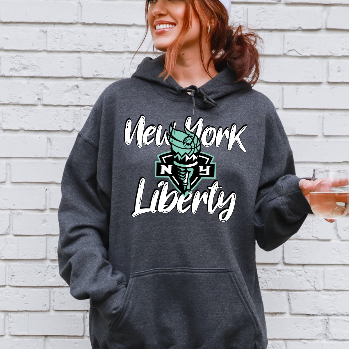 New York Liberty Perfect Swish Heavy Blend Hoodie