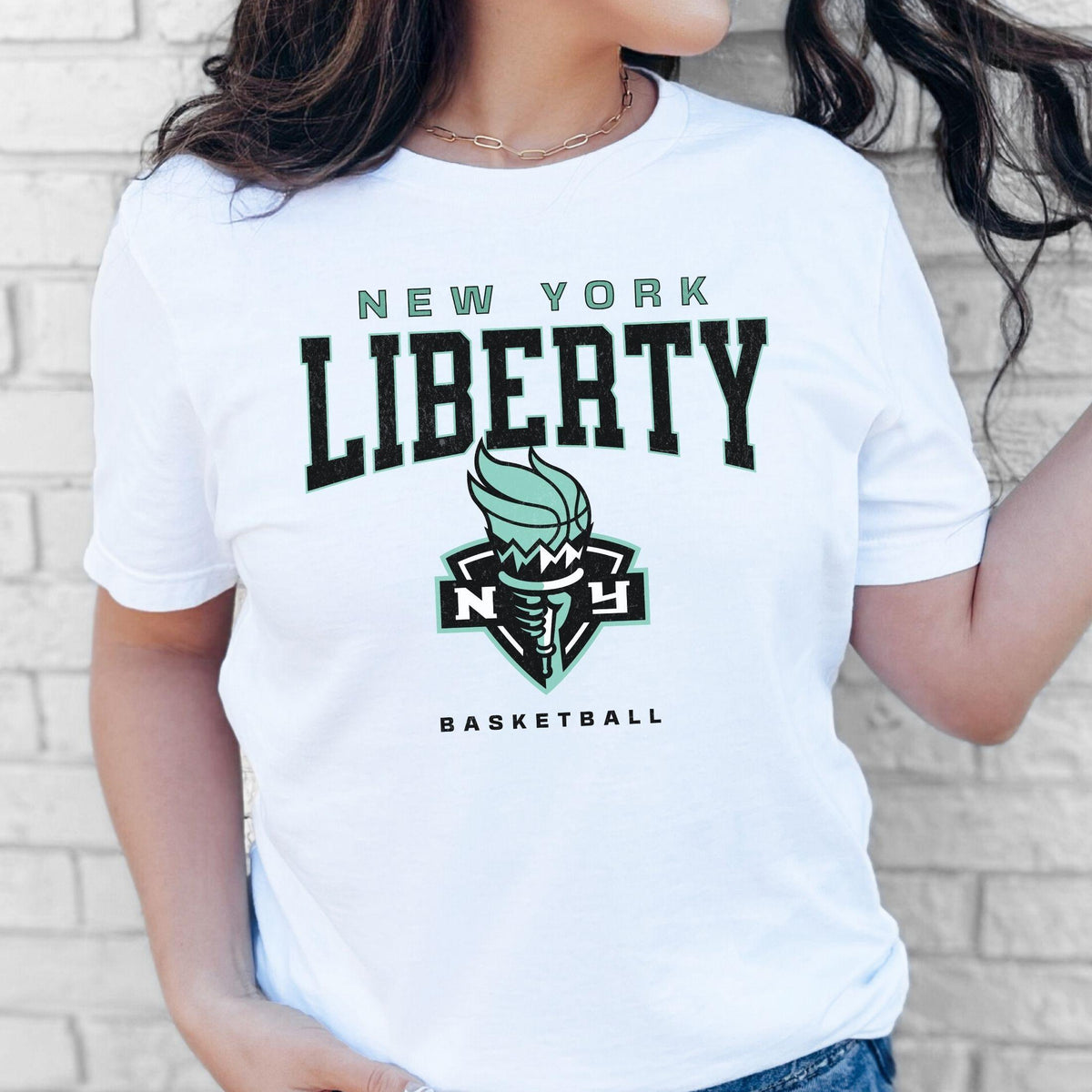 New York Liberty Varsity Edge T-Shirt