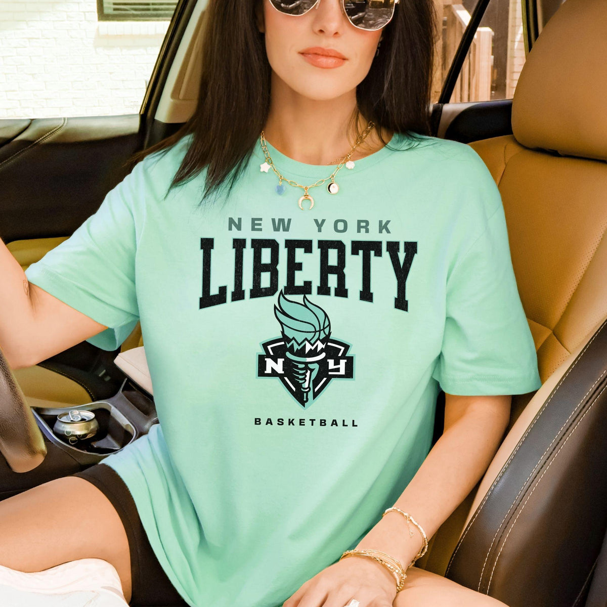 New York Liberty Varsity Edge T-Shirt