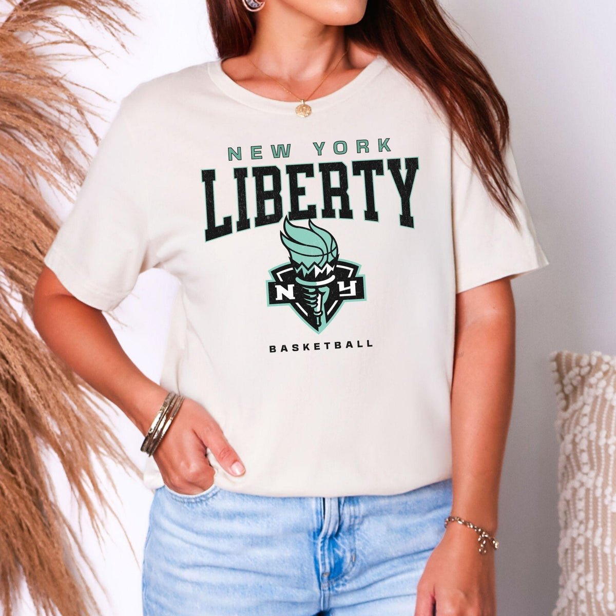 New York Liberty Varsity Edge T-Shirt