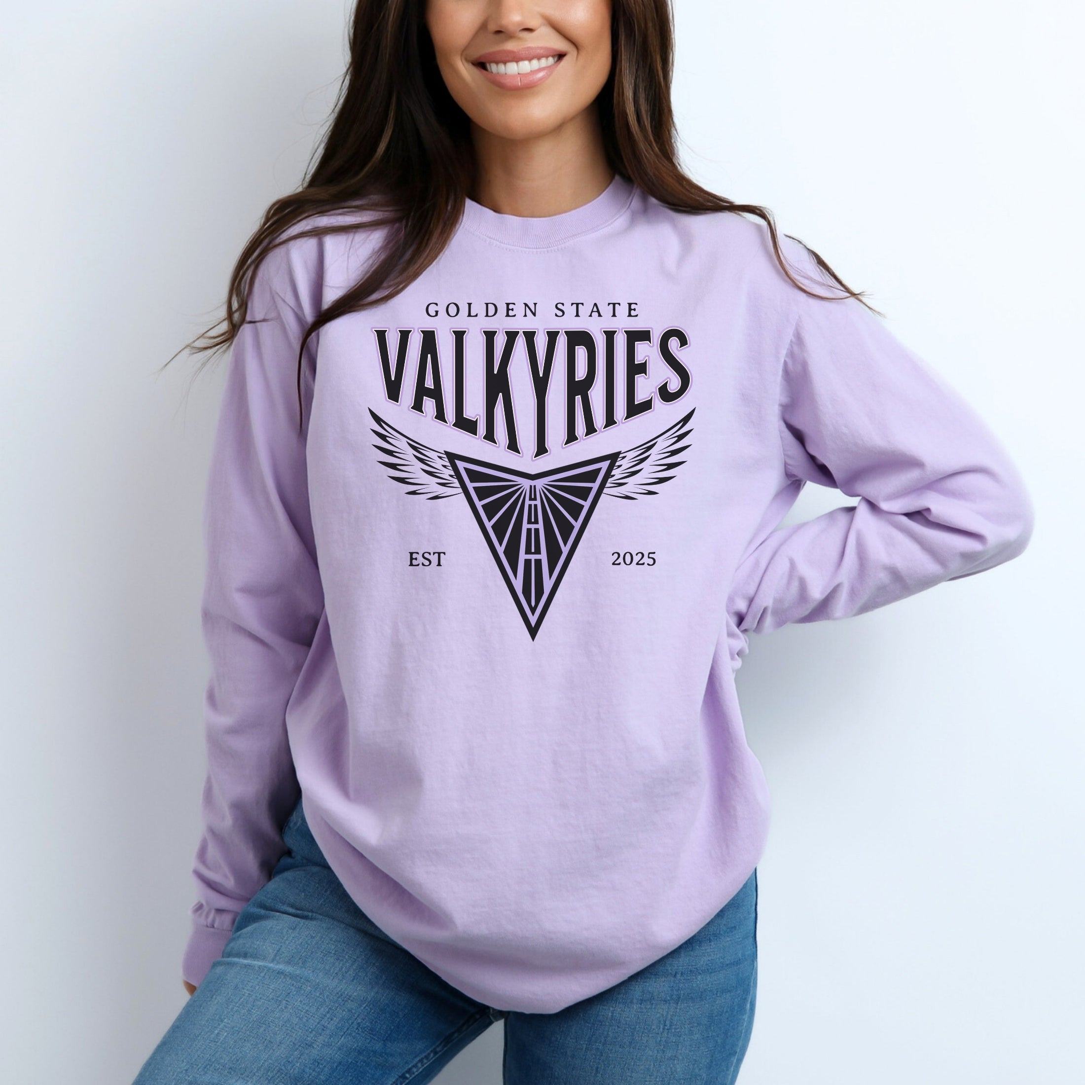 Valkyries Golden State Wings Long Sleeve T-Shirt
