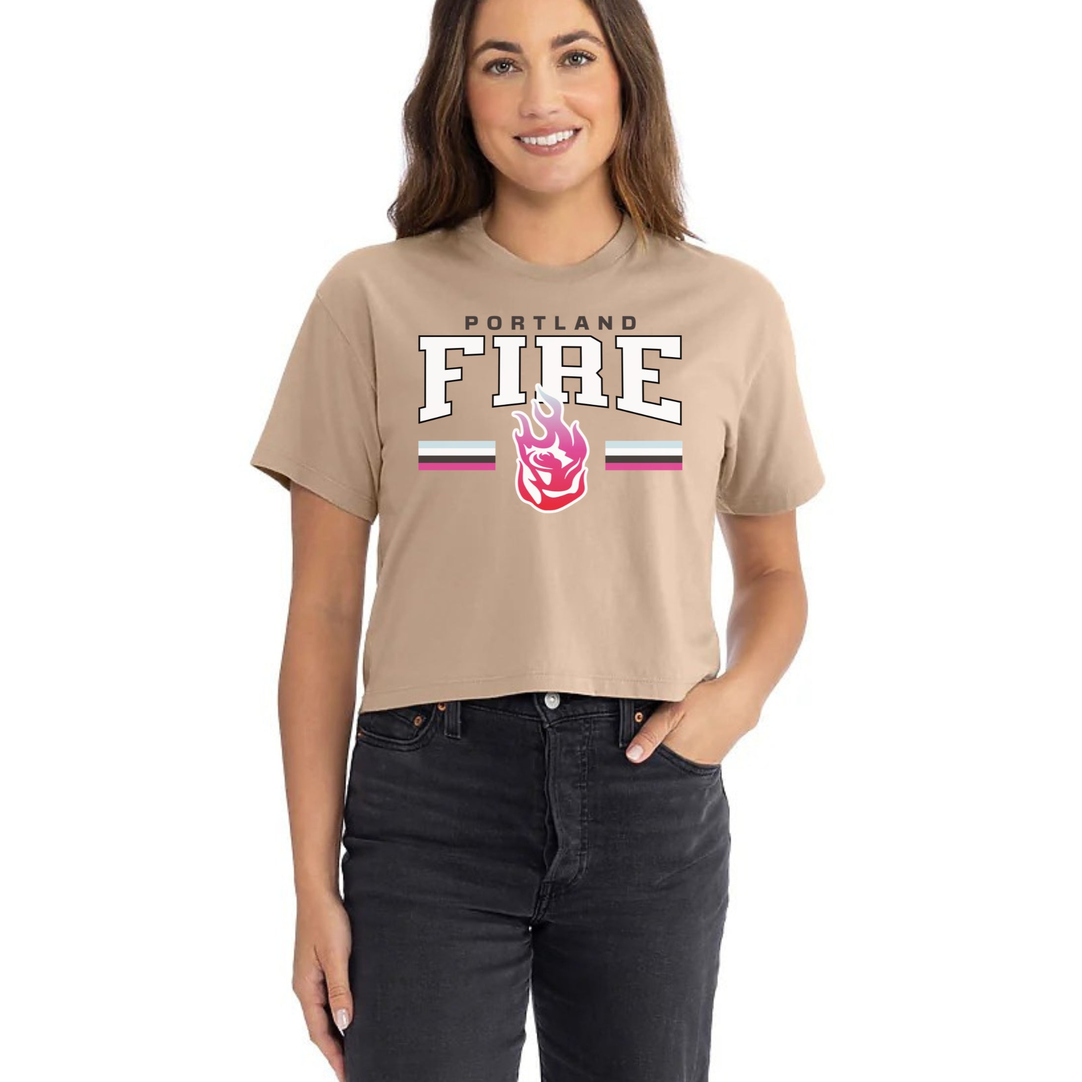 Portland Fire Fast Break Women's Ideal Crop Top