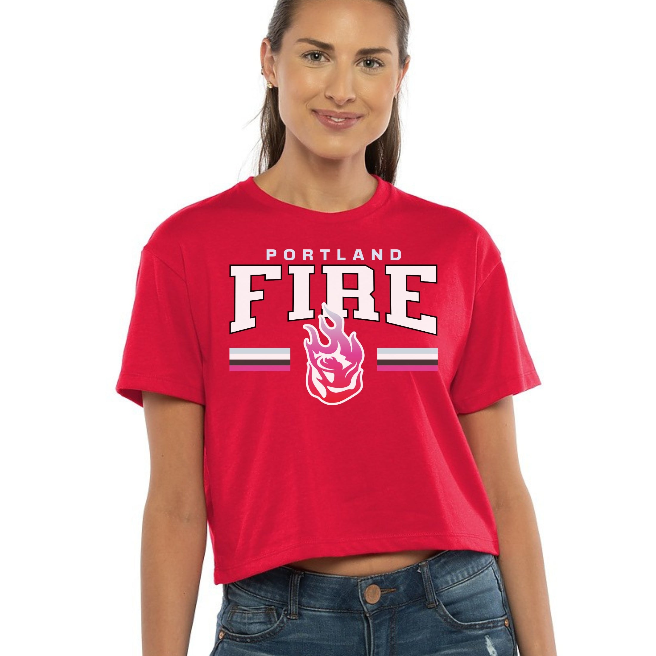 Portland Fire Fast Break Women's Ideal Crop Top