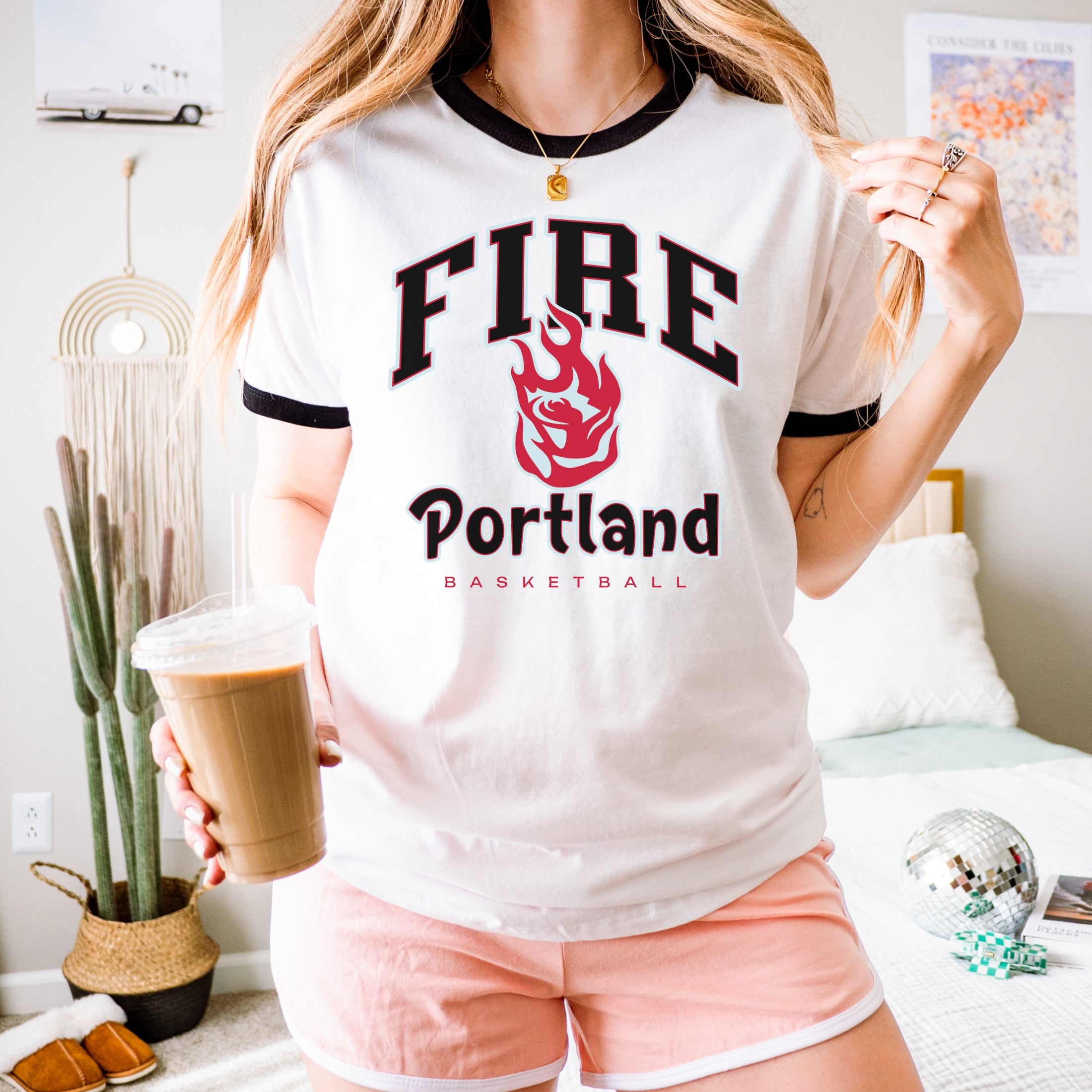 Portland Fire Fierce Energy Vintage Ringer Tee