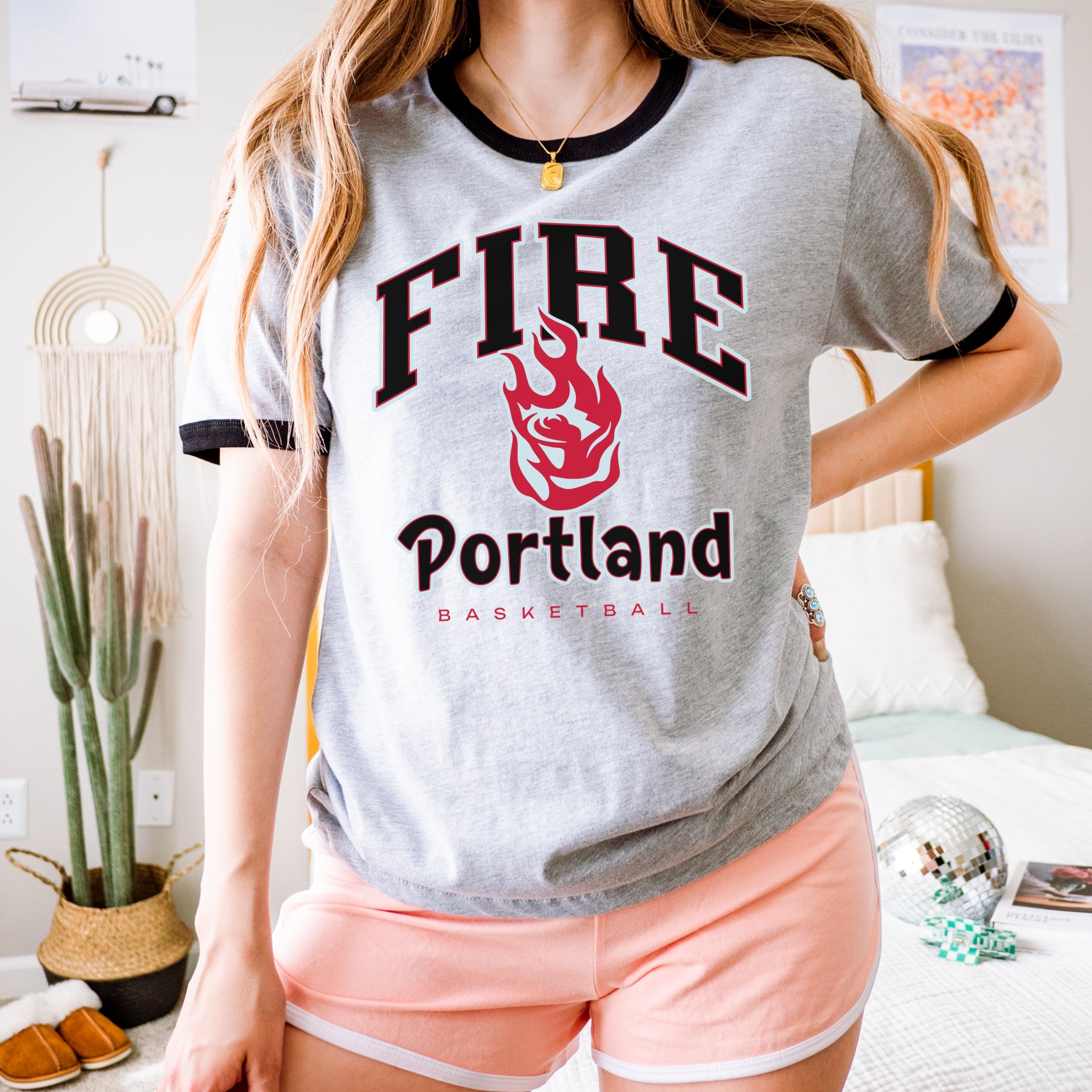 Portland Fire Fierce Energy Vintage Ringer Tee