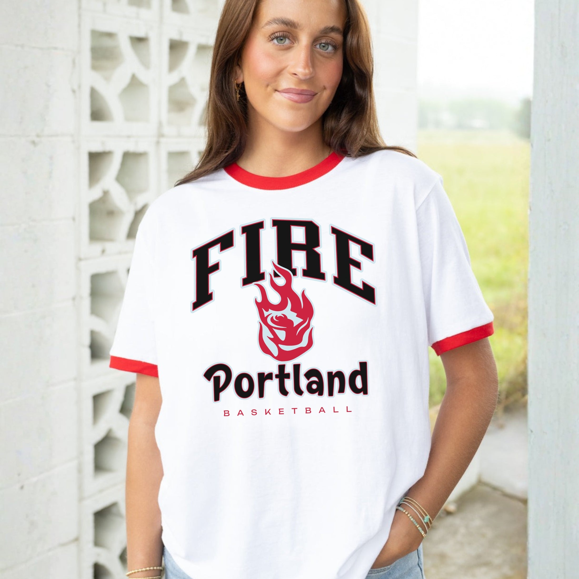 Portland Fire Fierce Energy Vintage Ringer Tee