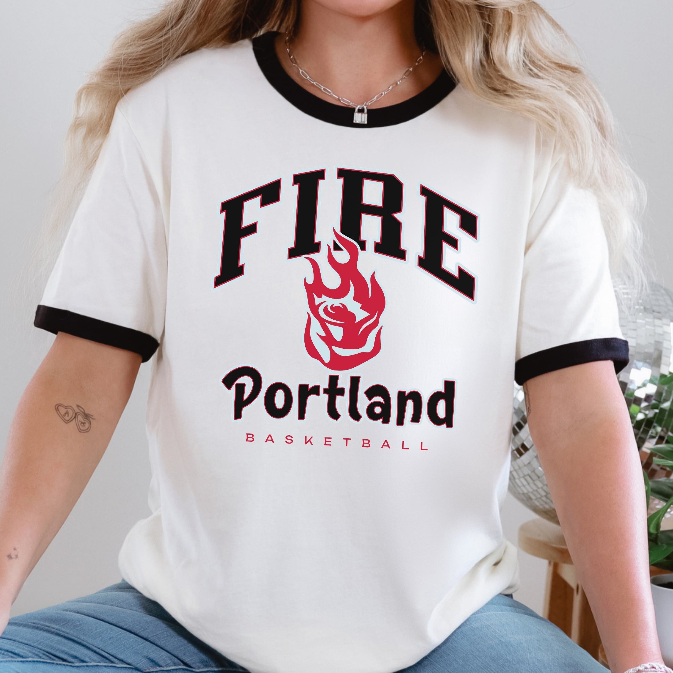 Portland Fire Fierce Energy Vintage Ringer Tee