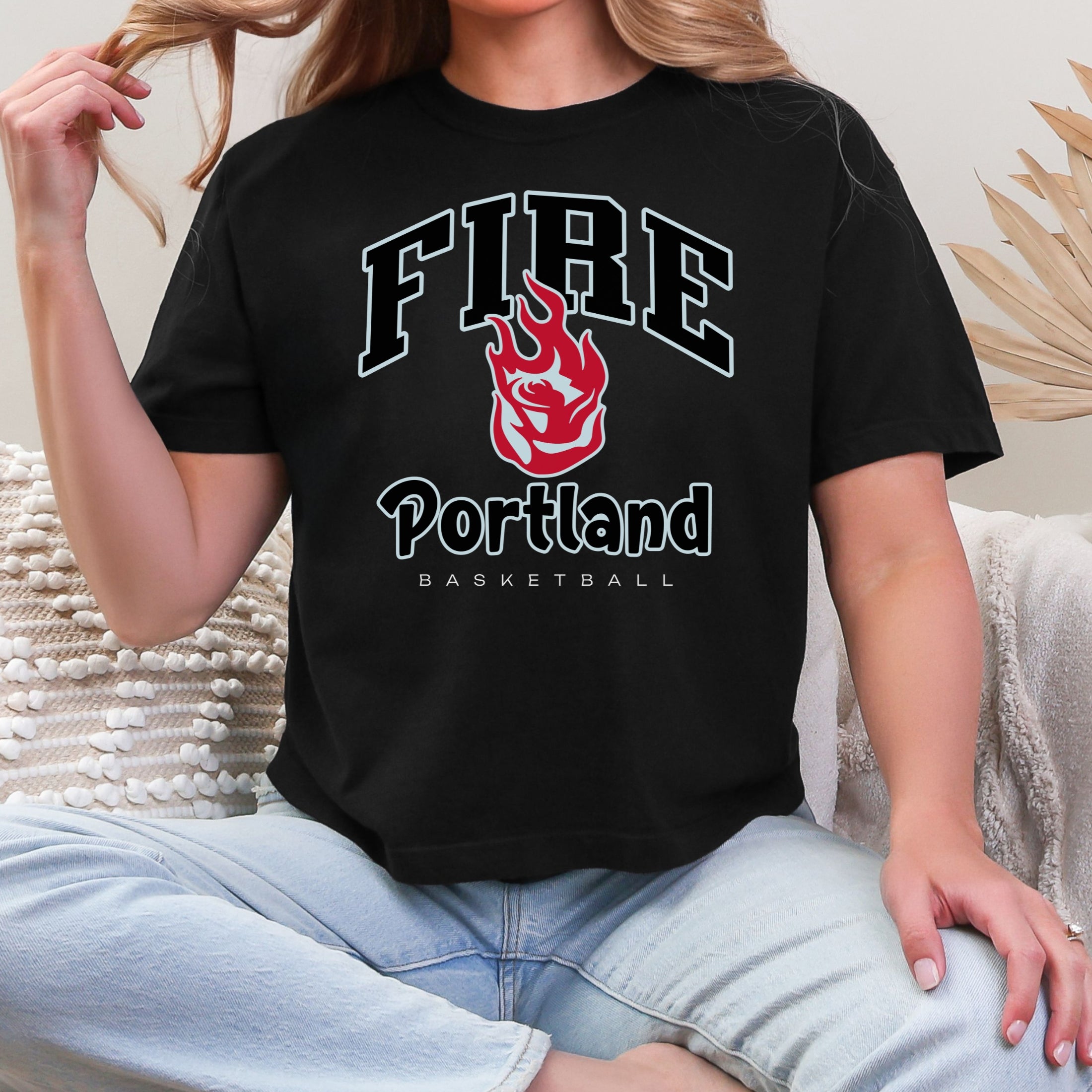 Portland Fire Fierce Energy Women's Cropped Boxy Tee