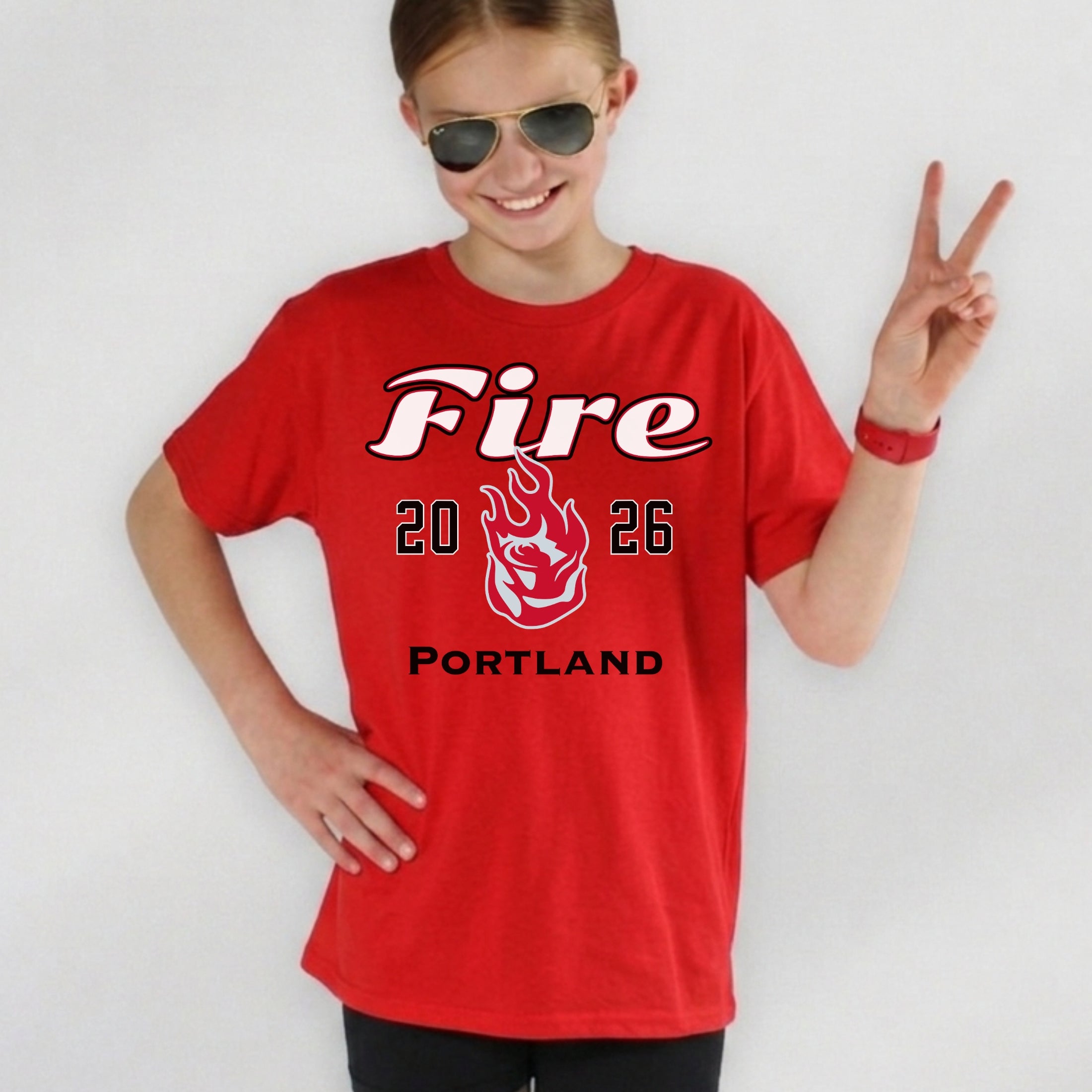 Portland Fire Ignite the Court Youth T-Shirt