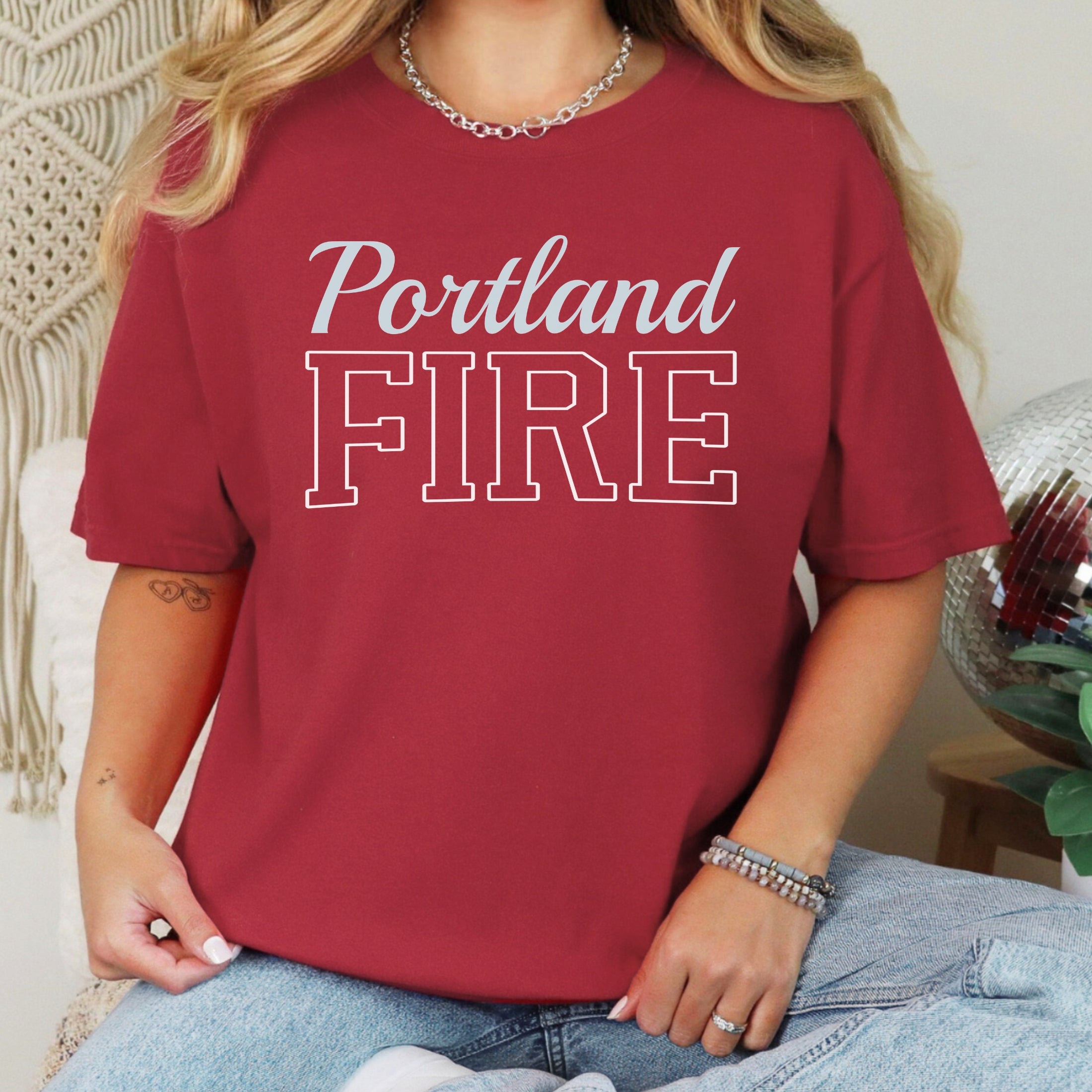 Portland Fire Level Up Heavyweight T-Shirt