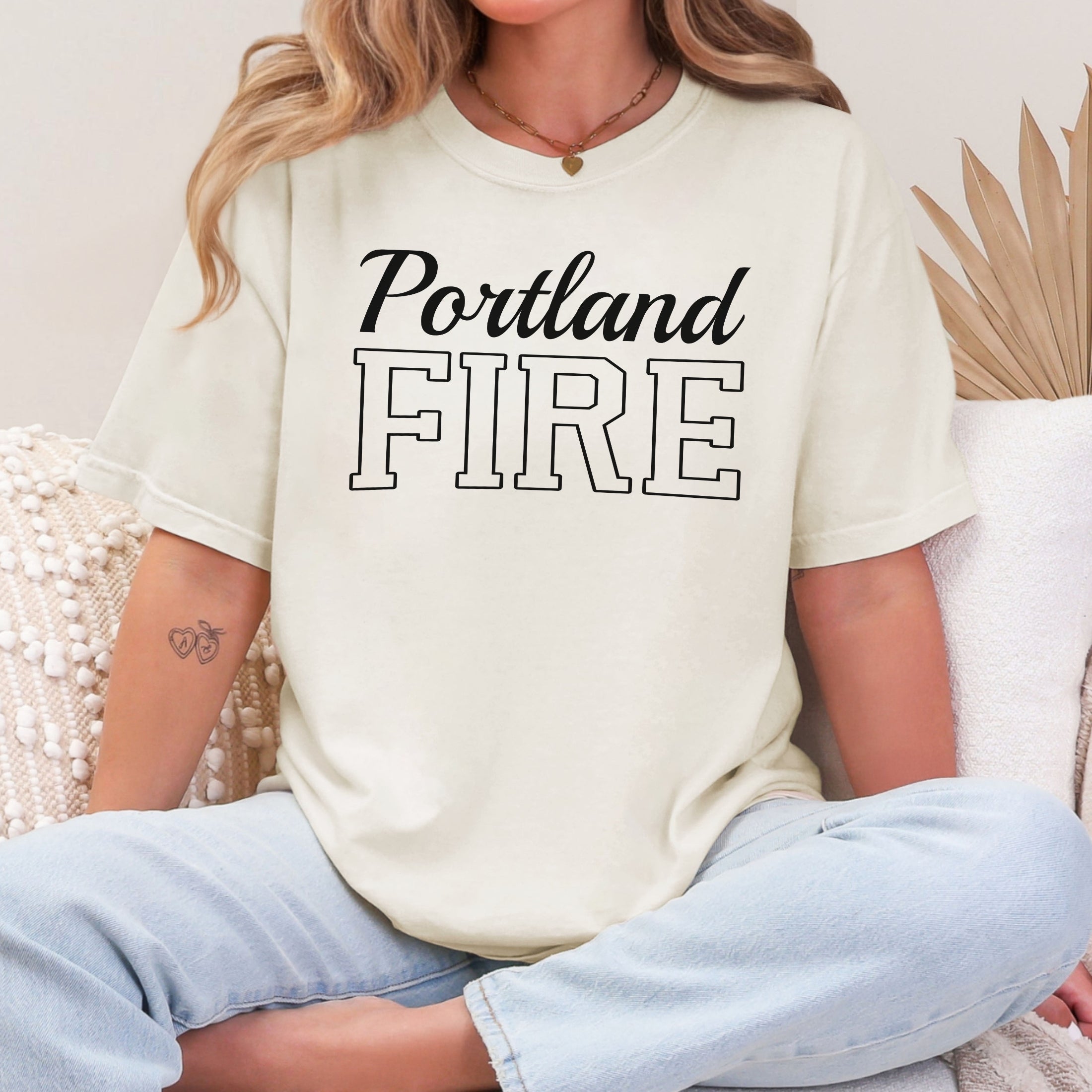 Portland Fire Level Up Heavyweight T-Shirt