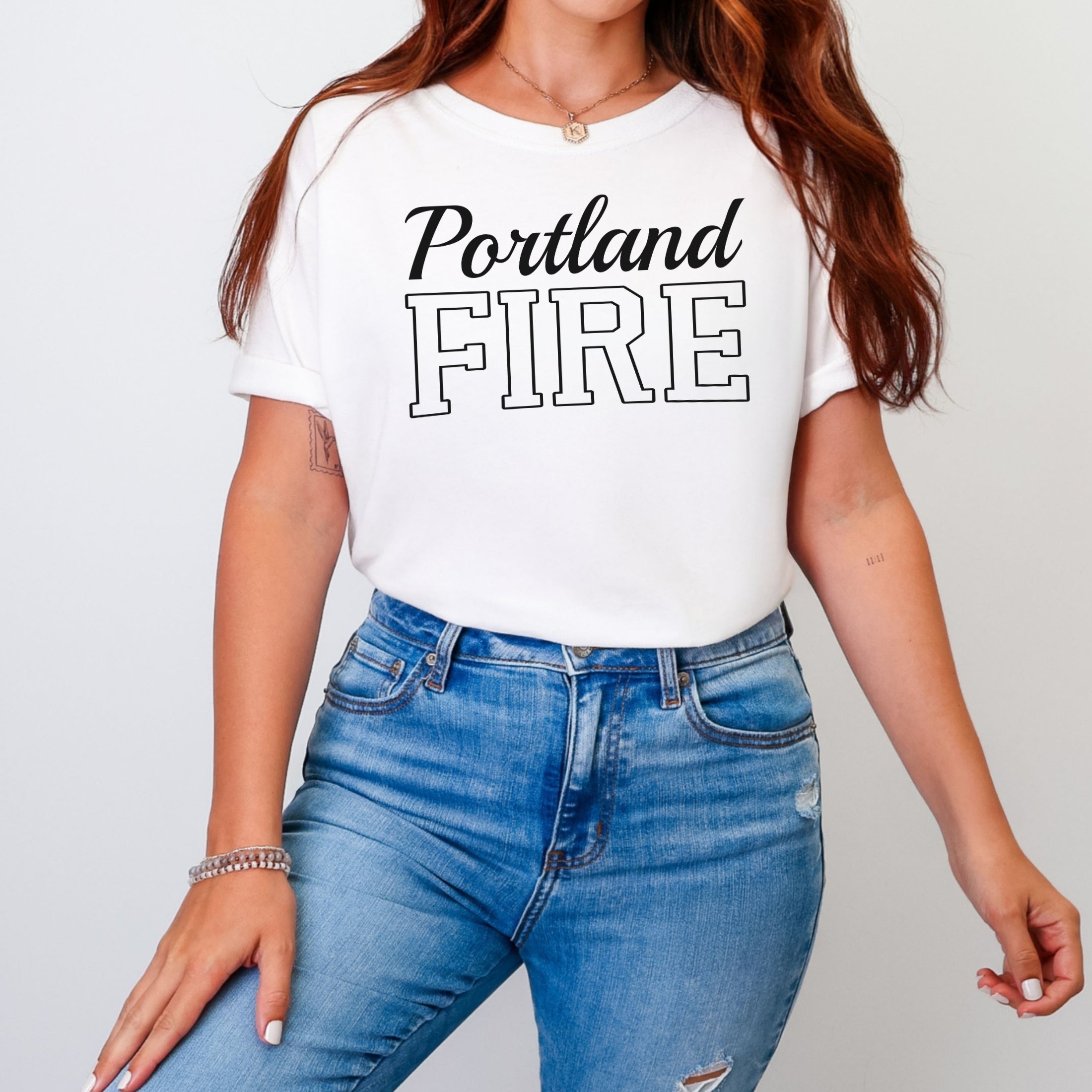Portland Fire Level Up Heavyweight T-Shirt