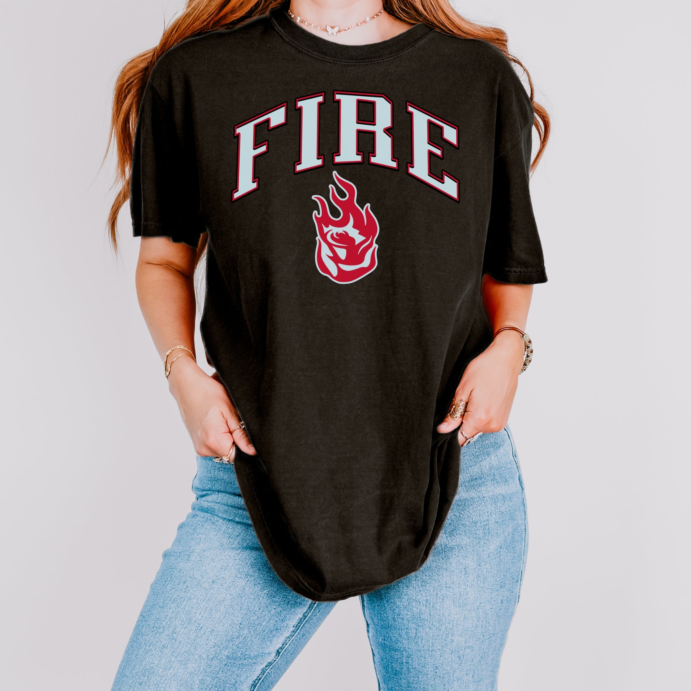 Portland Fire Old School Varsity T-Shirt