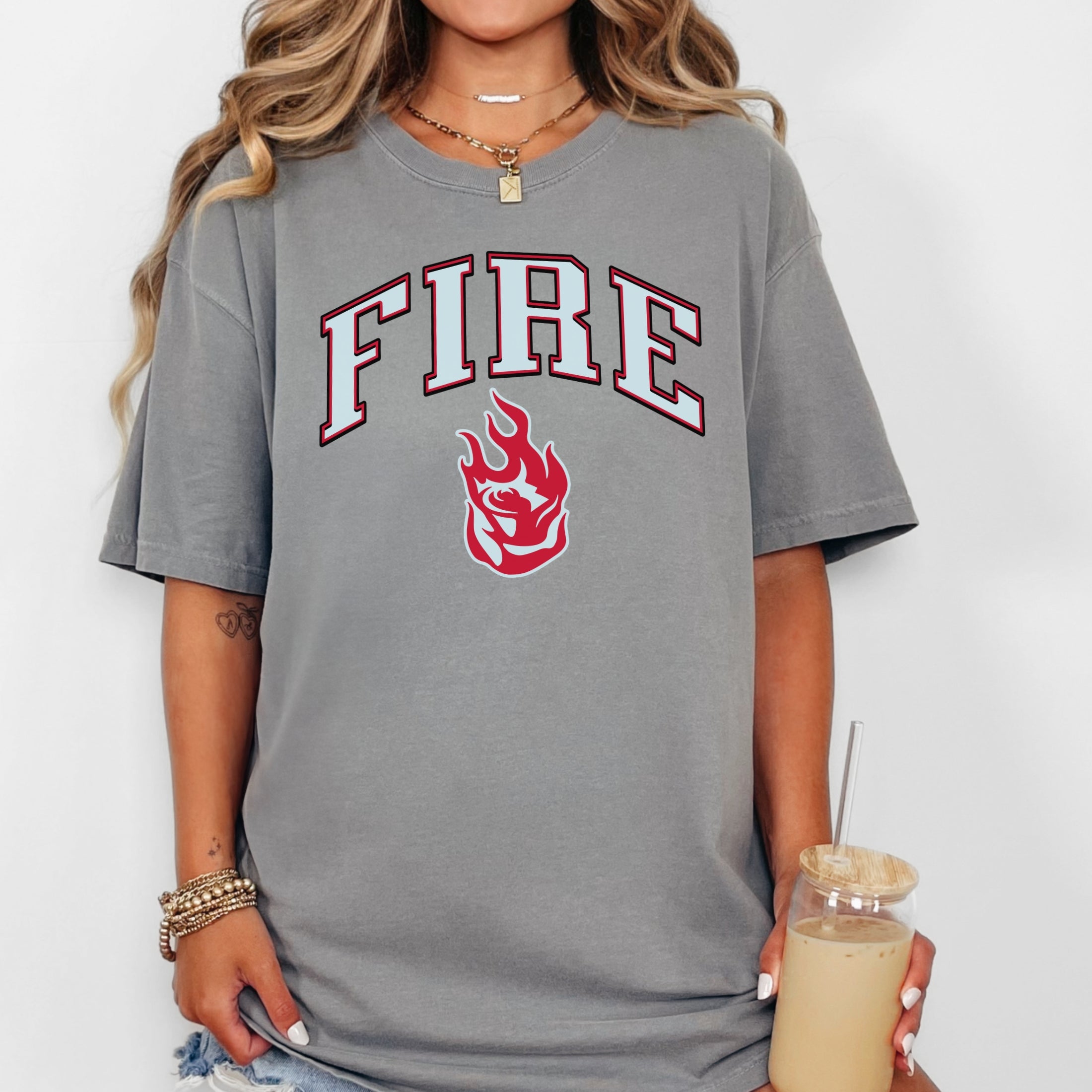 Portland Fire Old School Varsity T-Shirt