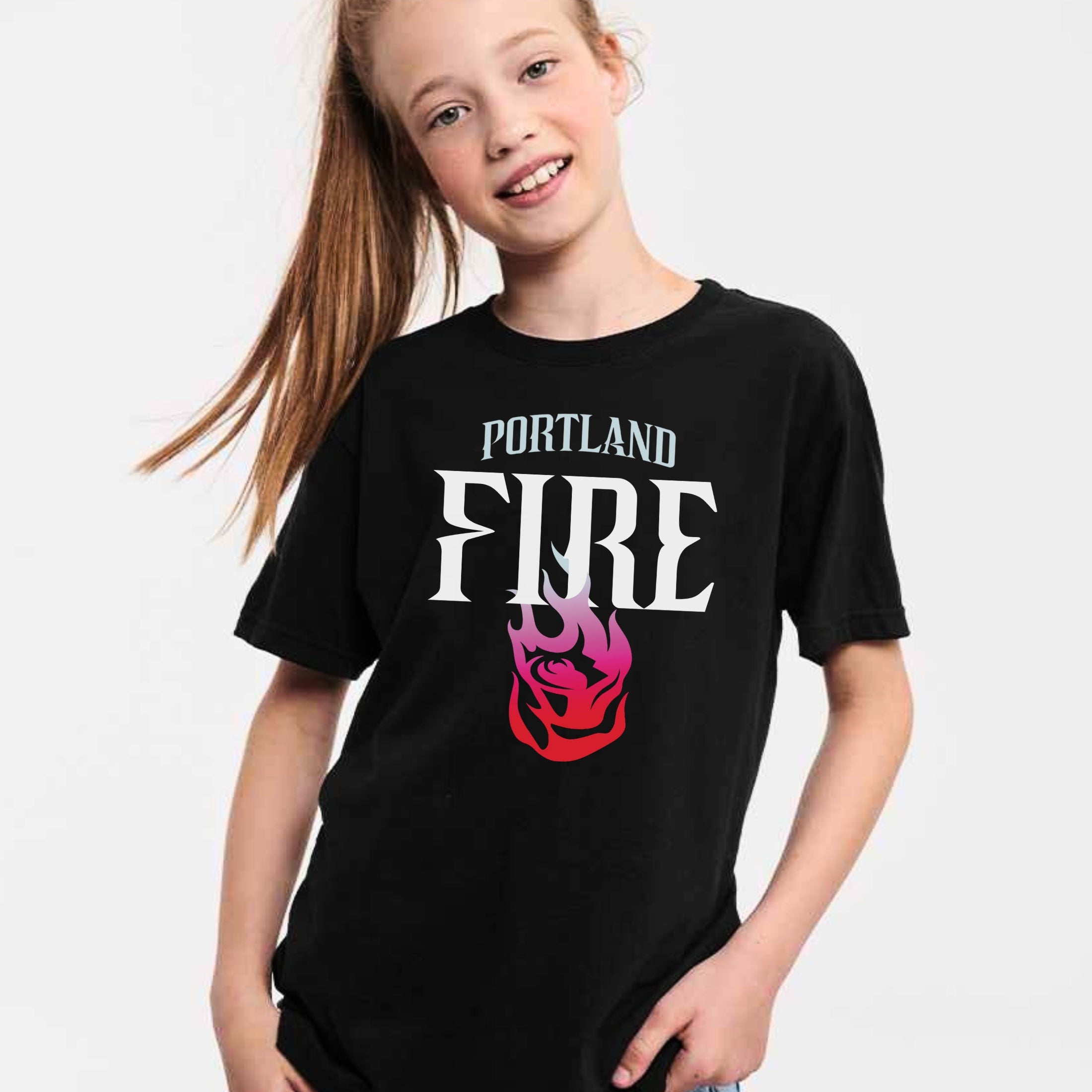 Portland Fire ‘Rose on Fire’ Youth T-Shirt
