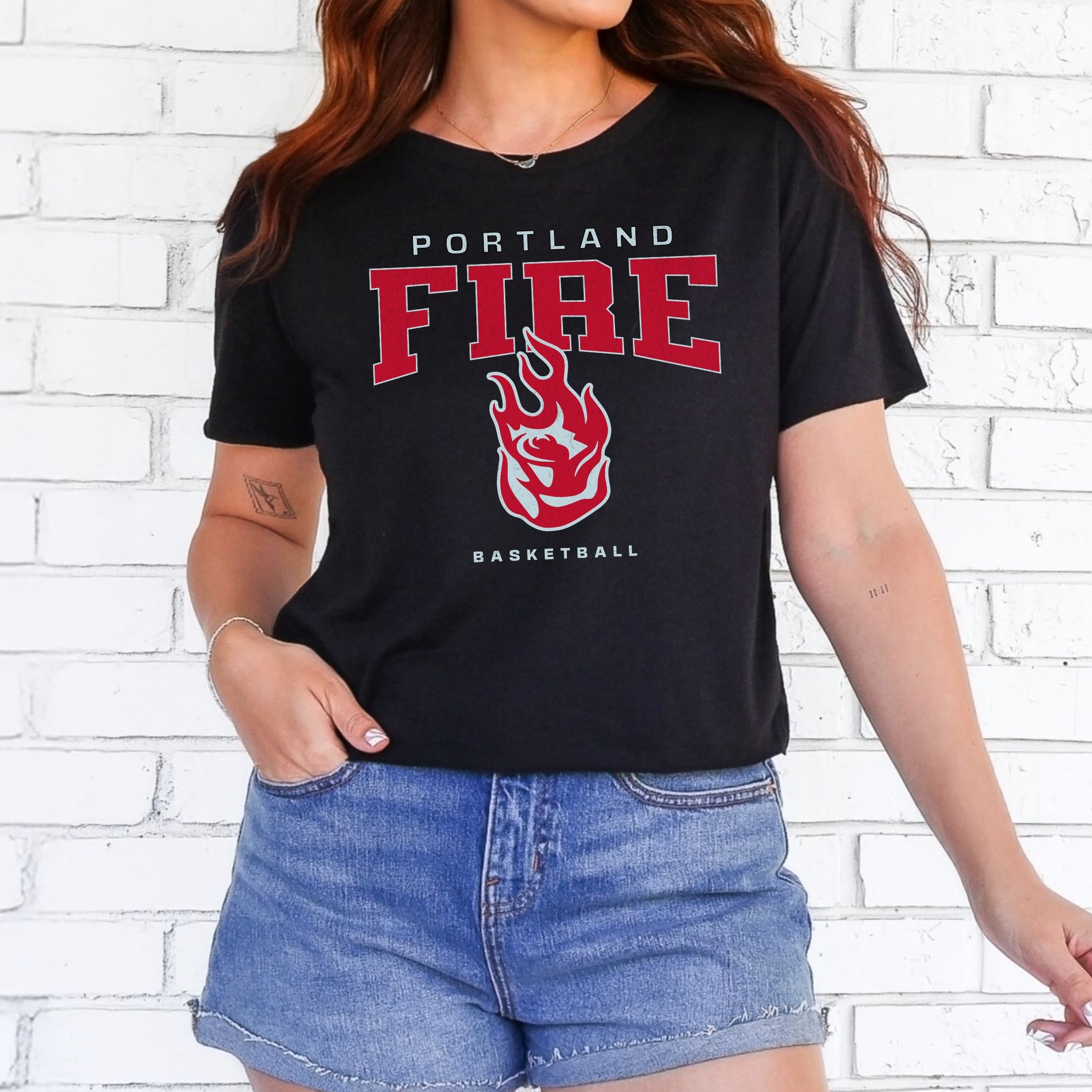 Portland Fire Varsity Edge Women's Festival Crop Top