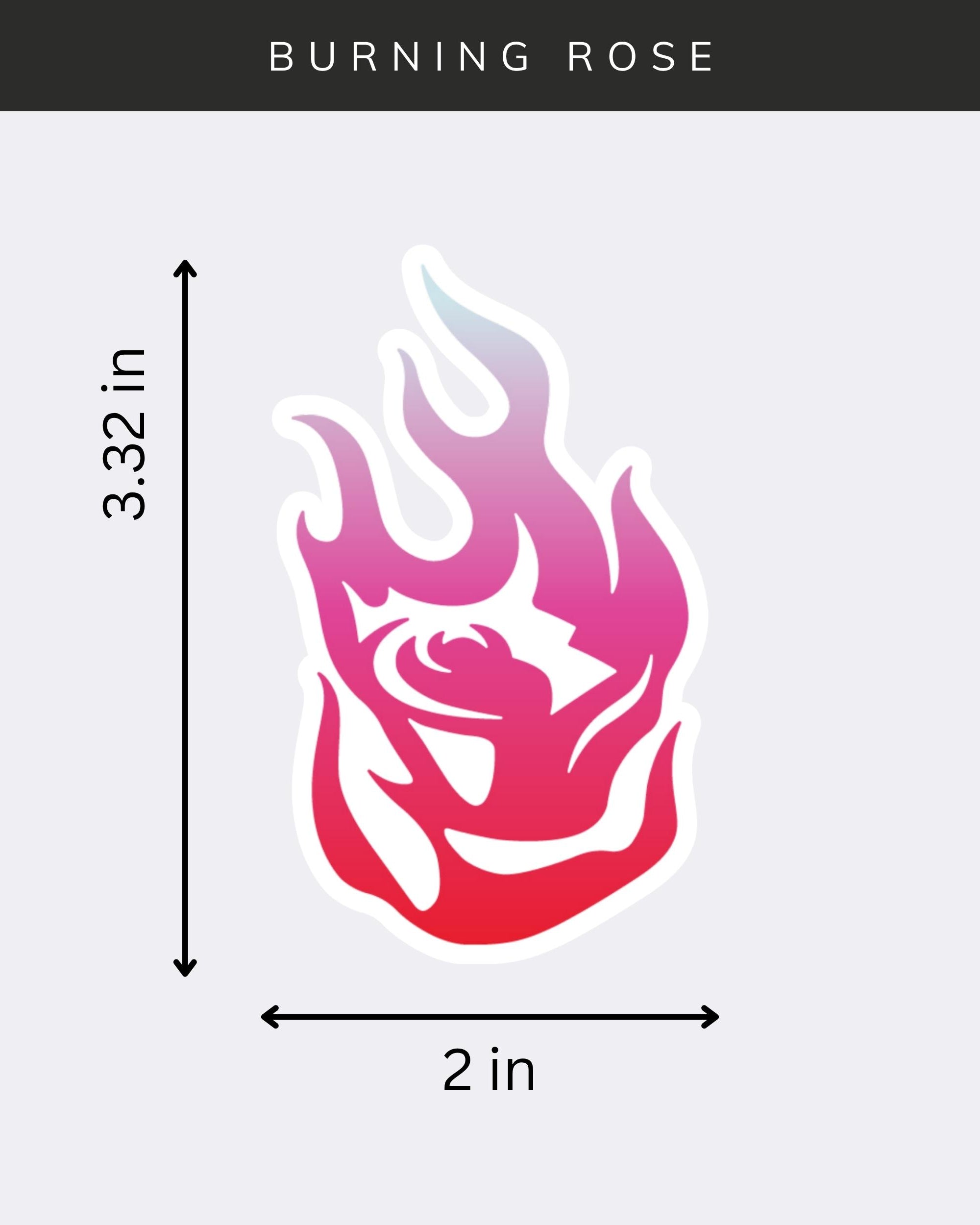 Portland Fire Sticker on light grey background