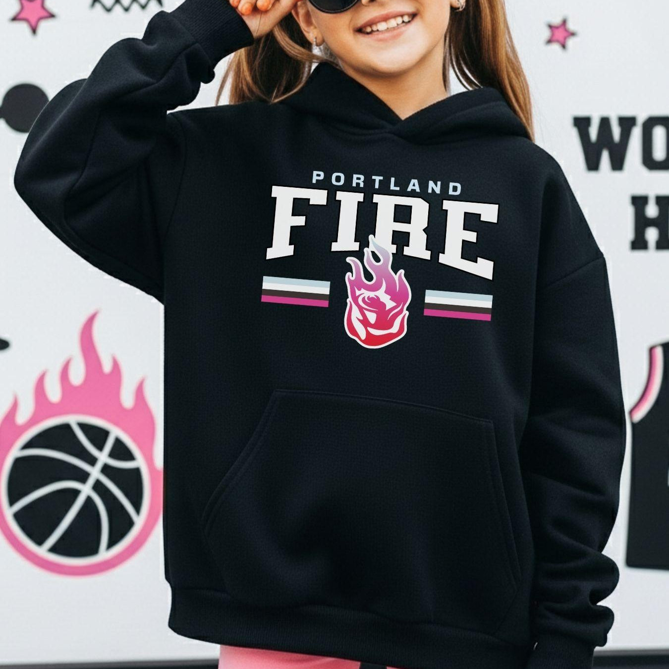 Portland Fire Fast Break Youth Hoodie