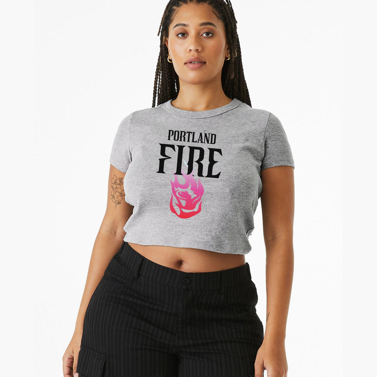 Portland Fire Global Logo Women's Baby Tee