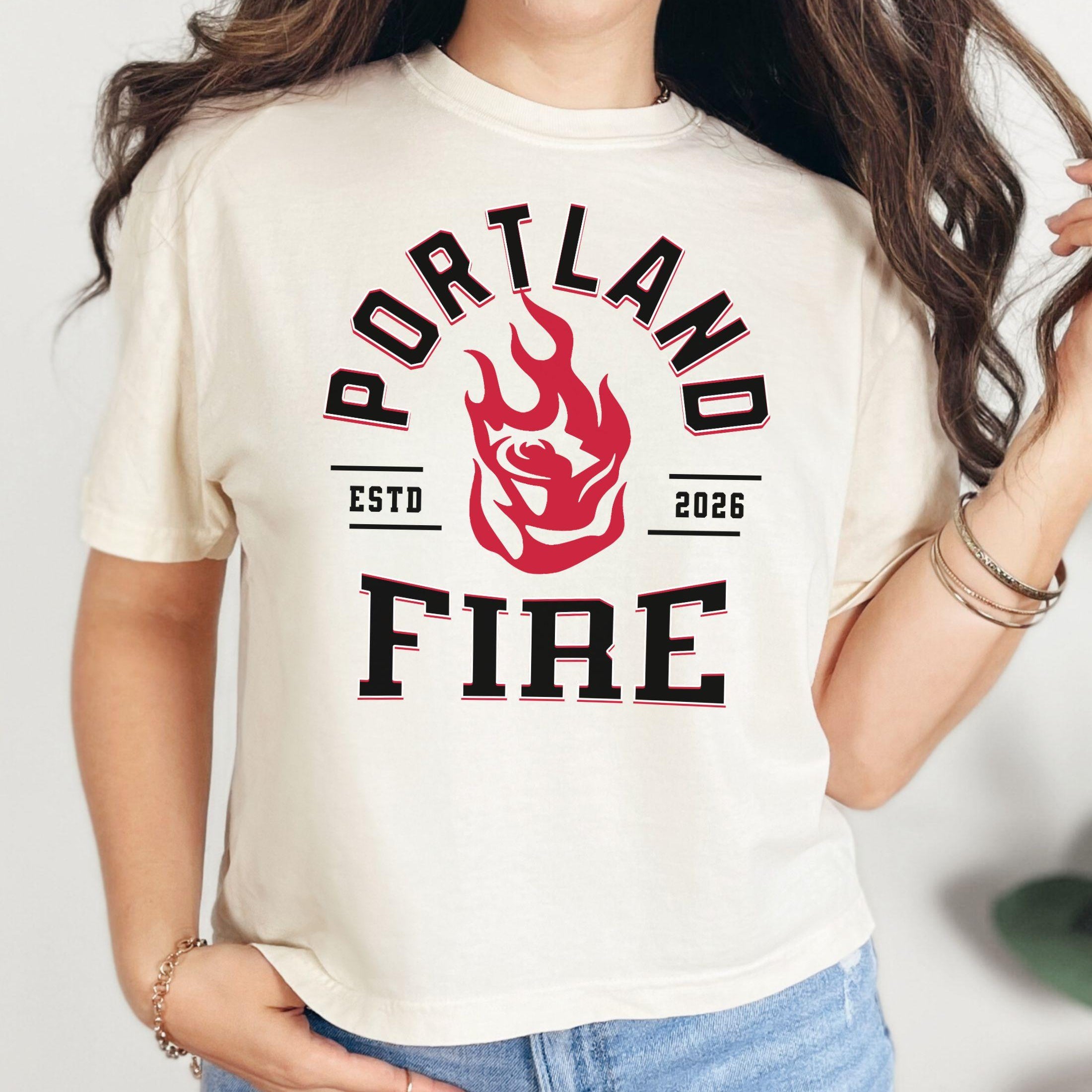 Portland Fire Heritage Women's Boxy Cropped Tee