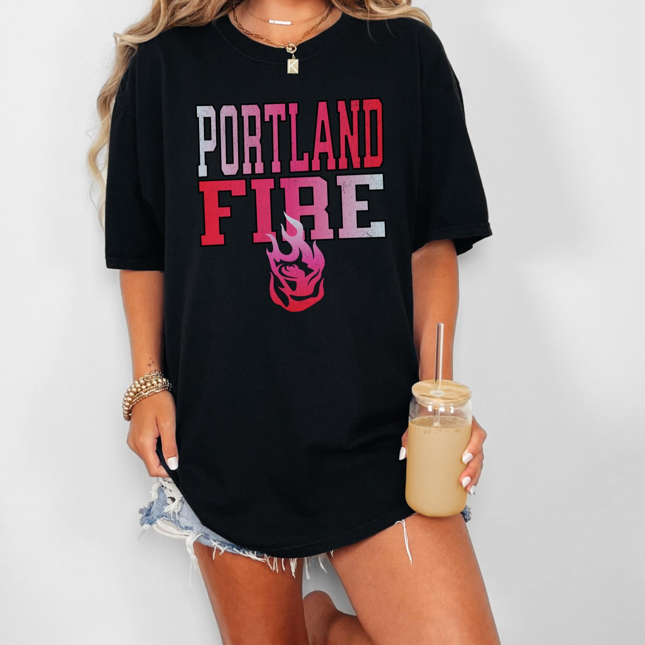 Portland Fire New Era Alt Logo T-Shirt