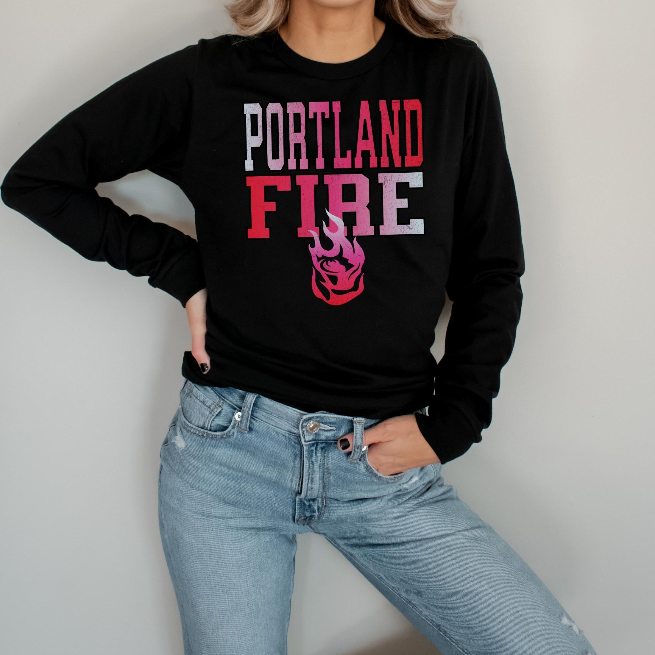 Portland Fire New Era Long Sleeve Tee