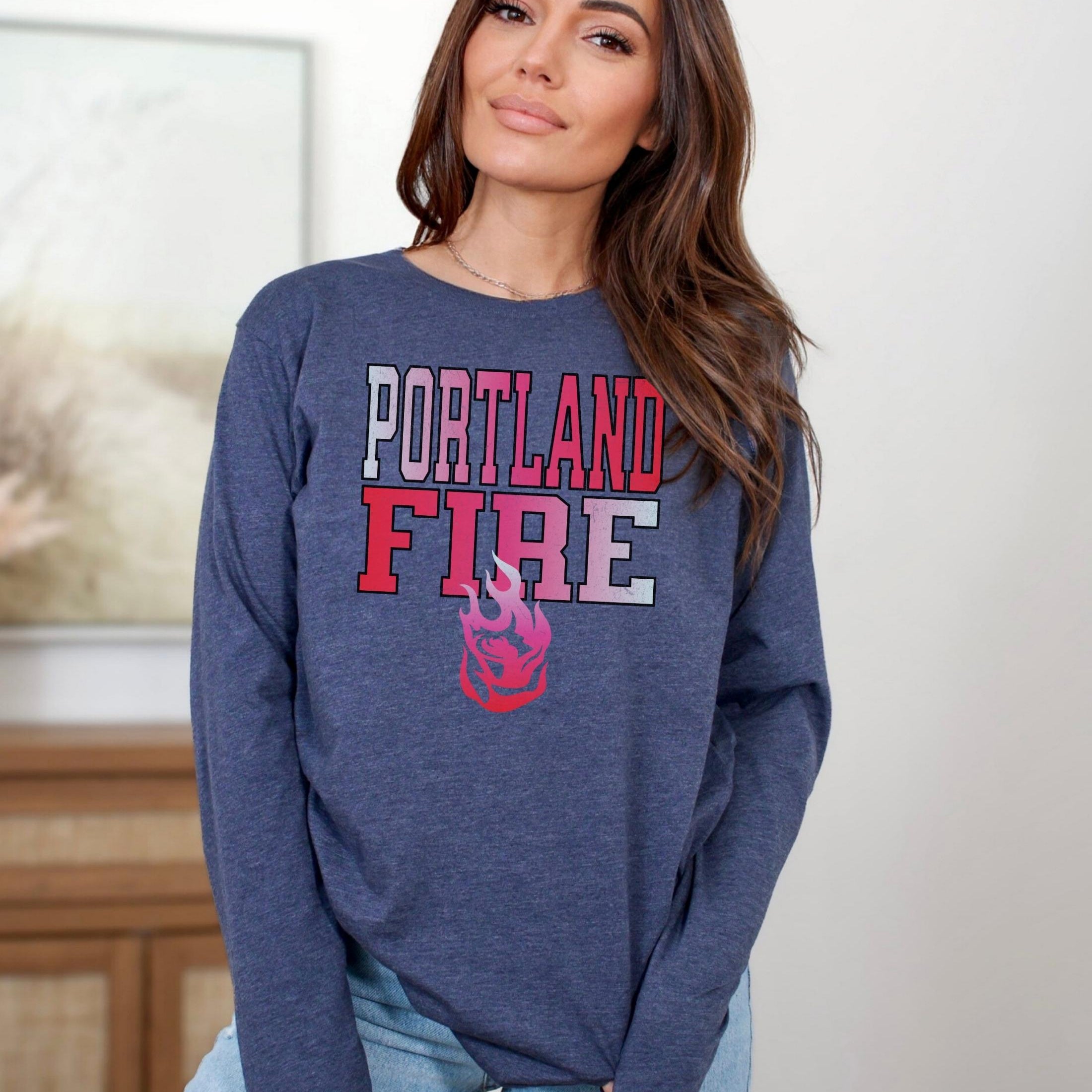 Portland Fire New Era Long Sleeve Tee